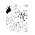 Poulan PP11530ES-96192001900 chassis/engine/pulleys diagram