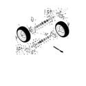 Poulan PP11530ES-96192001900 wheels diagram