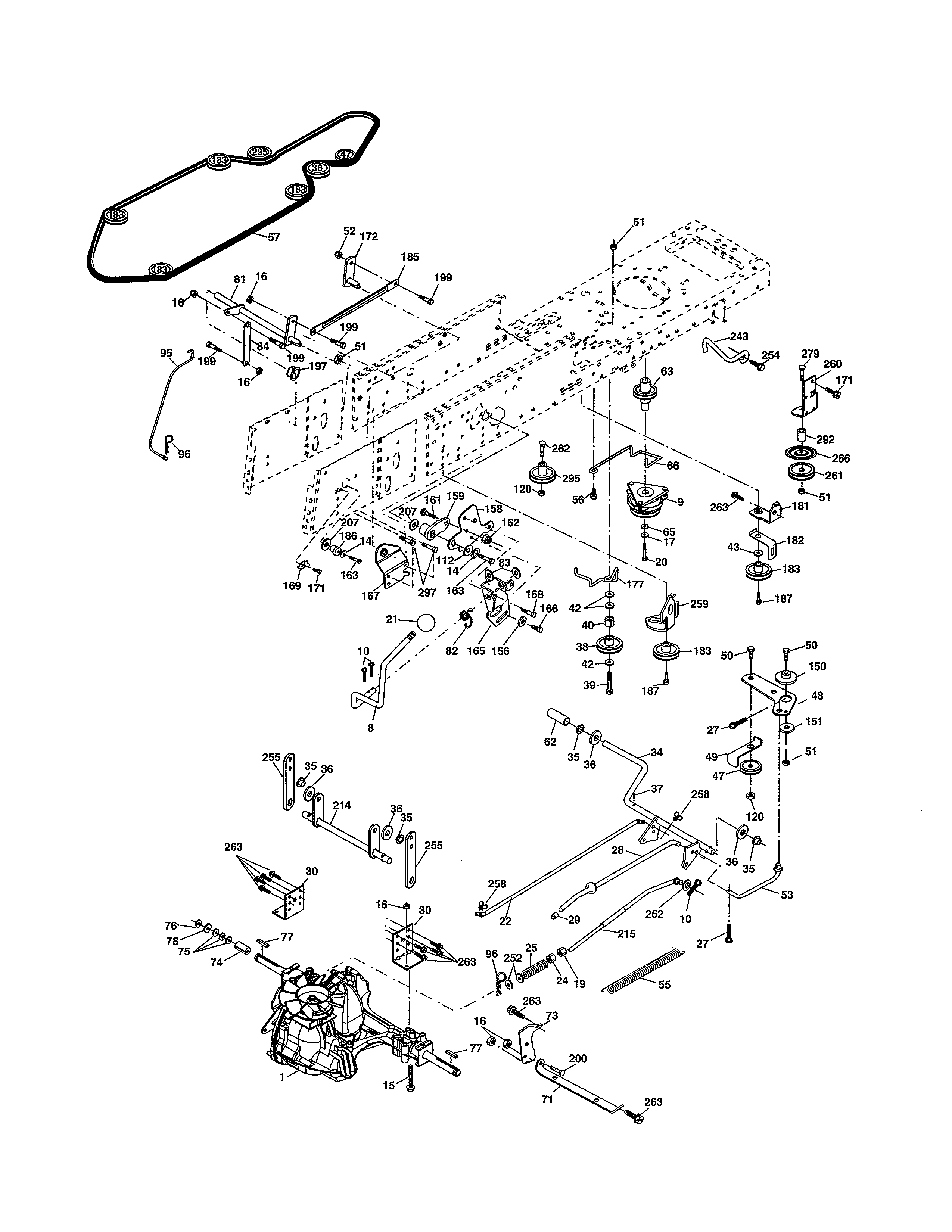 Craftsman 917254212 drive diagram
