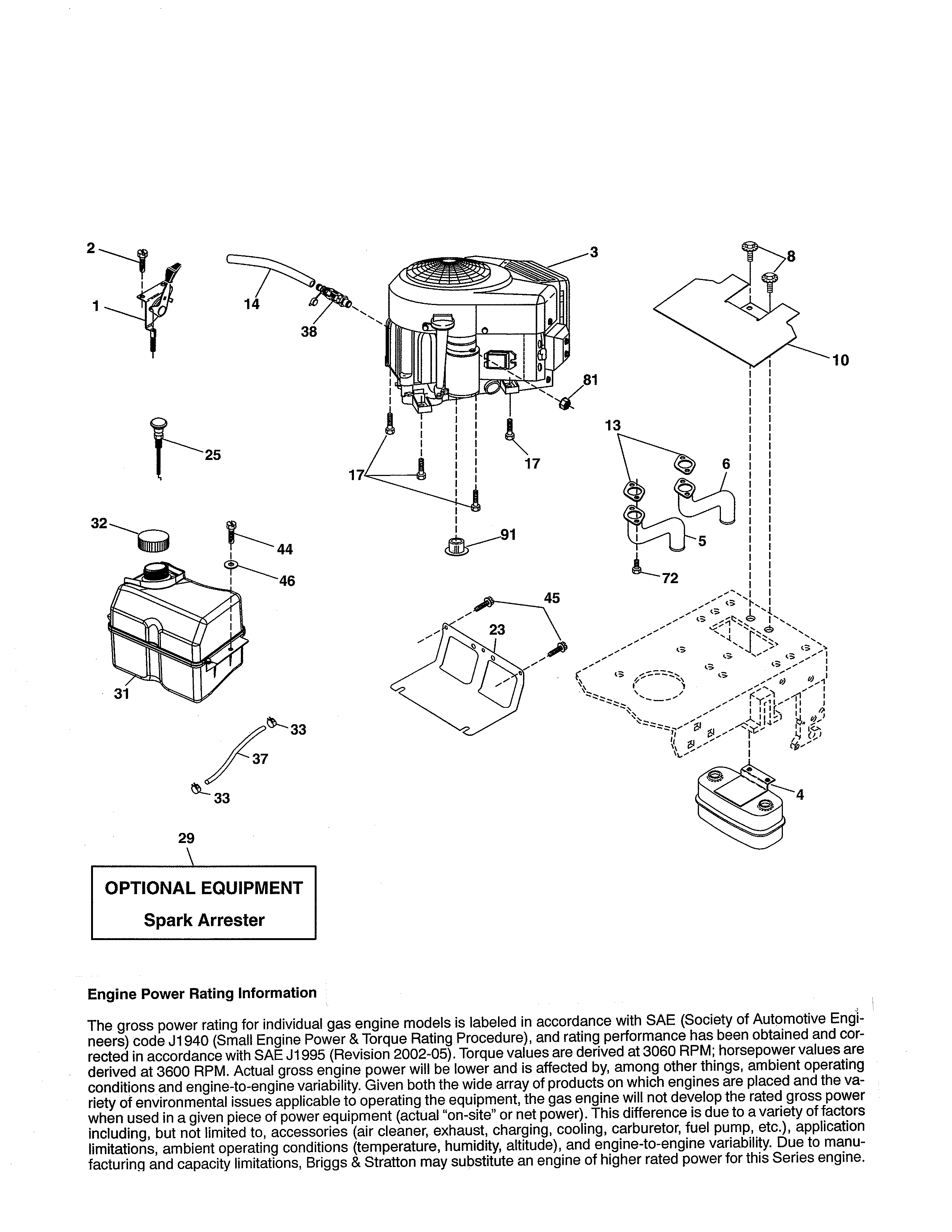 Craftsman 917254212 engine diagram