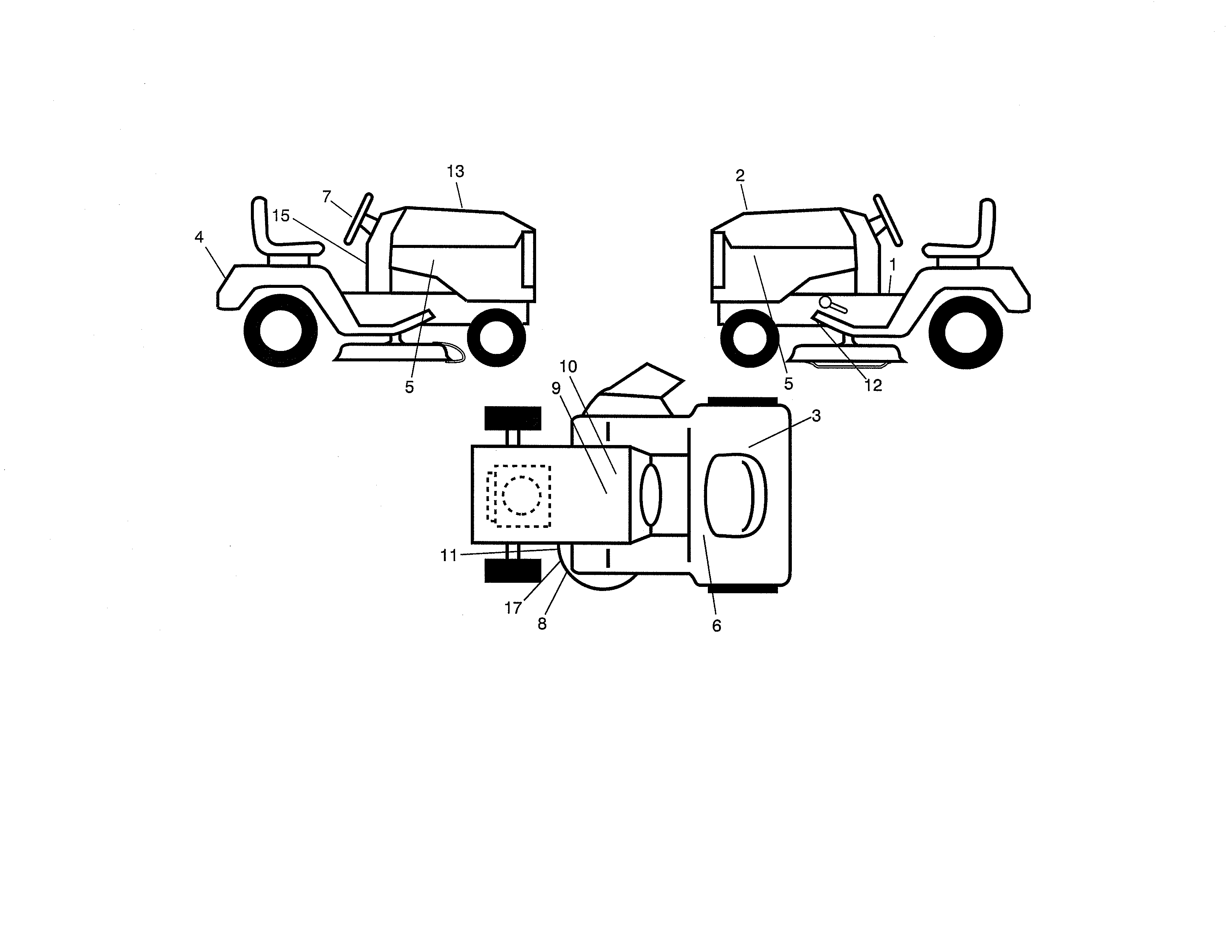 Craftsman 917289551 decals diagram