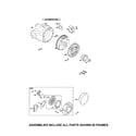 Craftsman 24710568 flywheel/rewind starter diagram