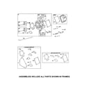 Craftsman 24710568 cylinder head/gasket set diagram