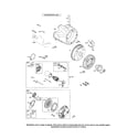 Briggs & Stratton 030452-0 starter motor/rewind starter diagram