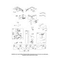 Briggs & Stratton 030452-0 fuel tank/control bracket diagram
