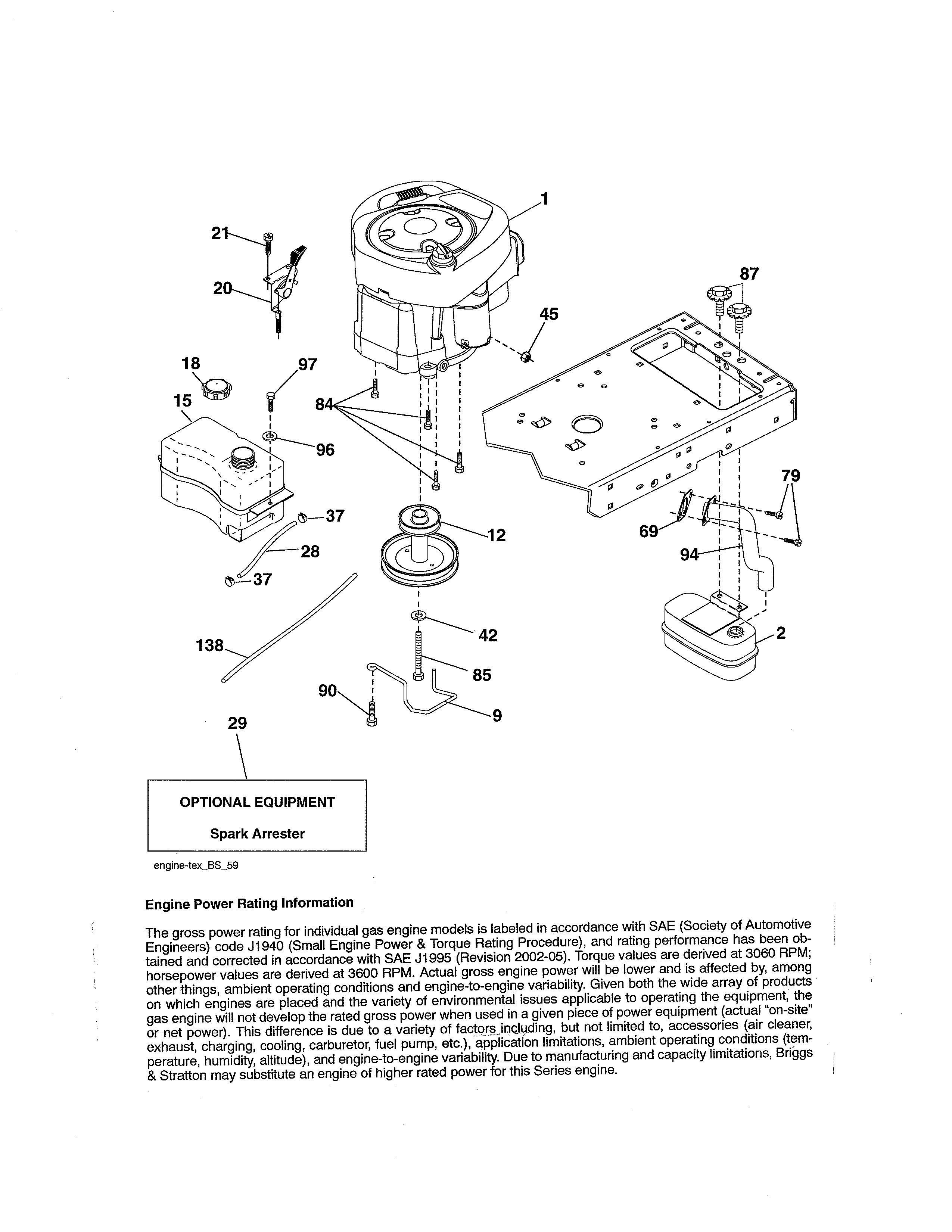 Craftsman 917288512 engine diagram