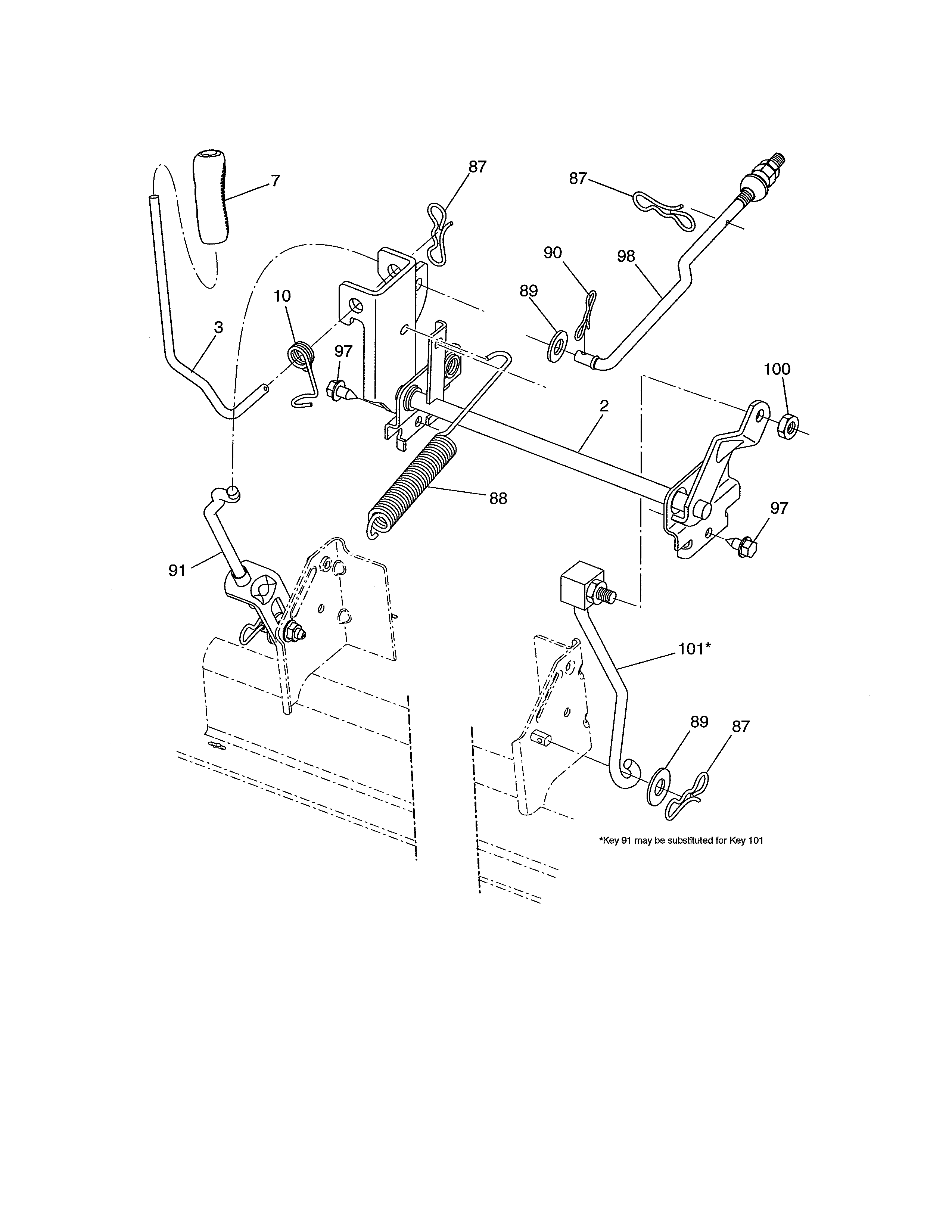 Craftsman 917288512 lift diagram