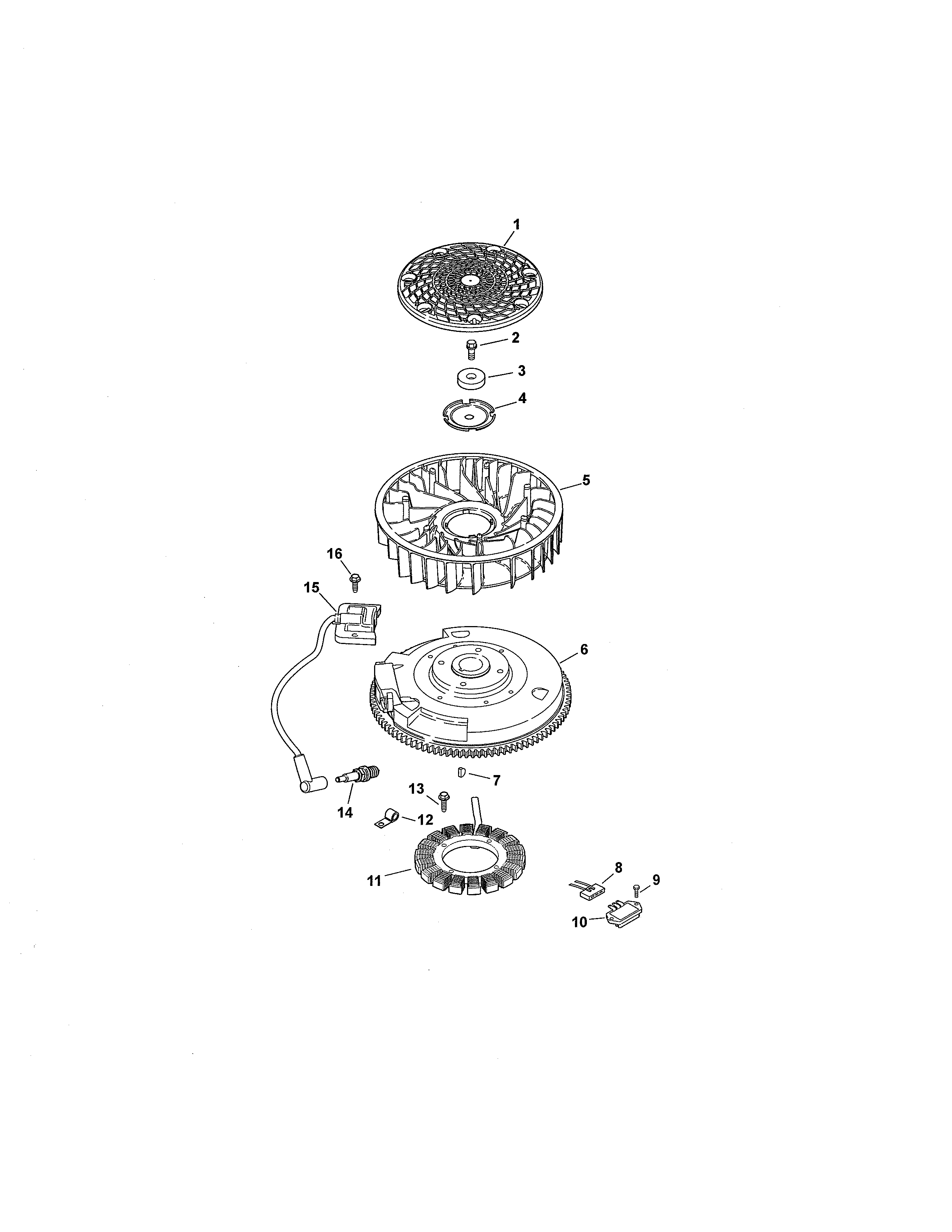 Cub Cadet 17AF9BKH756 flywheel/electrical diagram