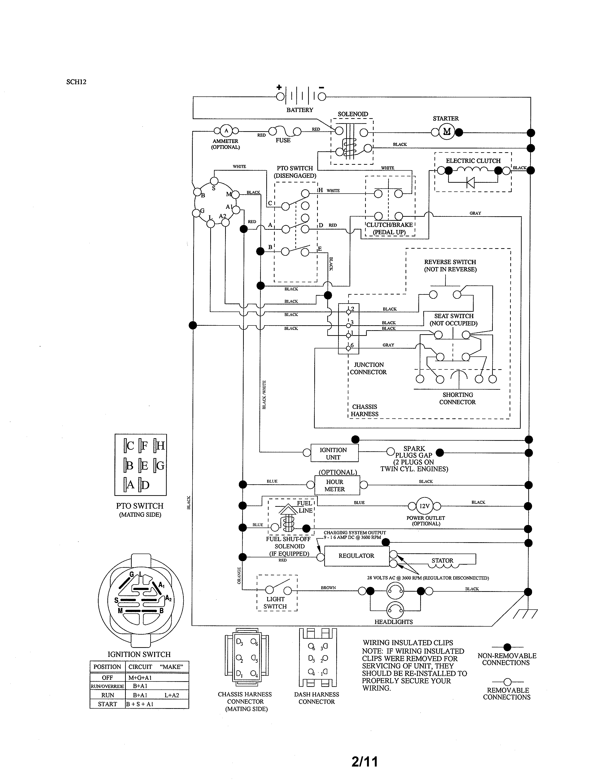 Husqvarna LGT24K54/240470 schematic diagram diagram