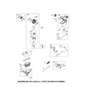 Craftsman 247371081 carburetor/fuel tank/air cleaner diagram