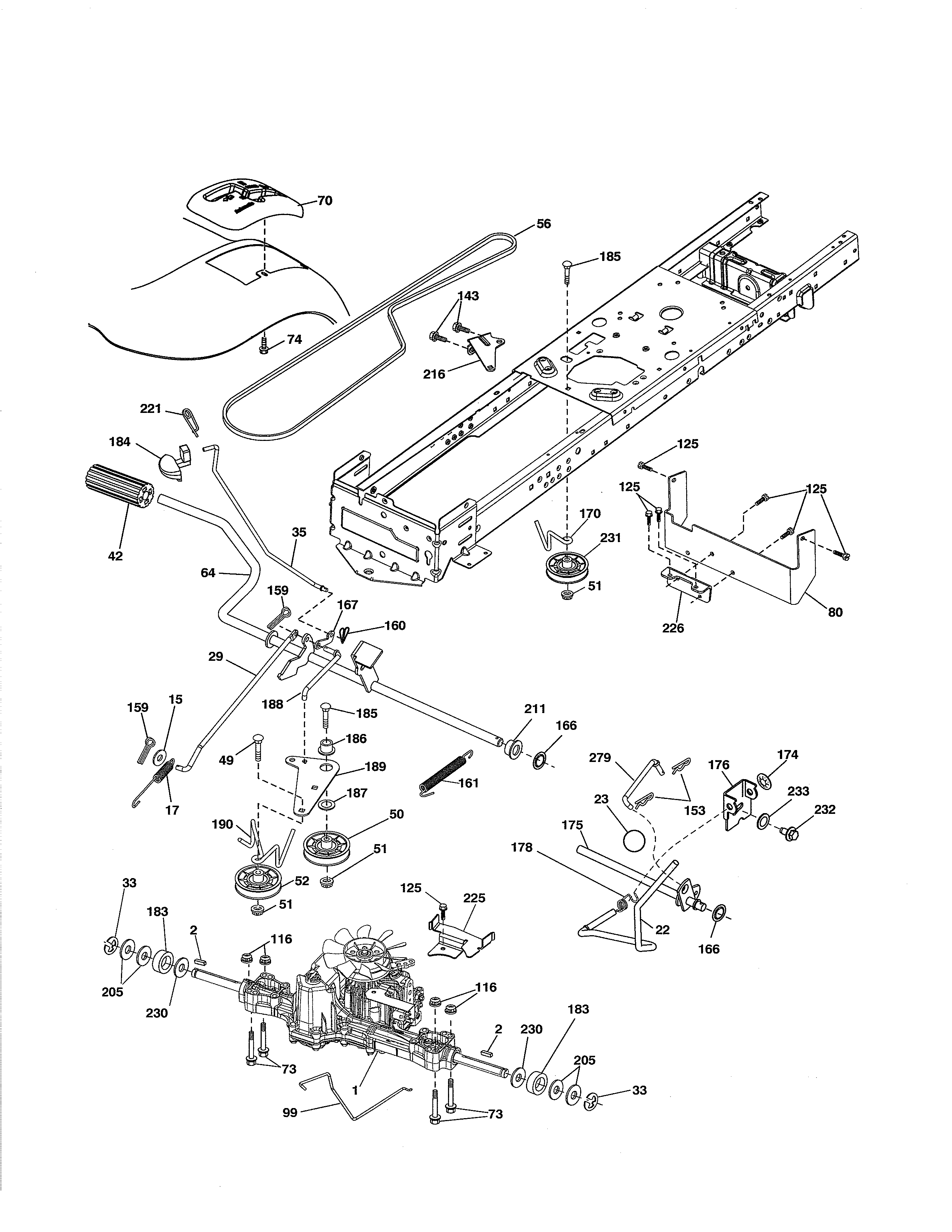 Craftsman 917254142 drive diagram