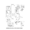 Craftsman 917253692 crankshaft/intake manifold diagram