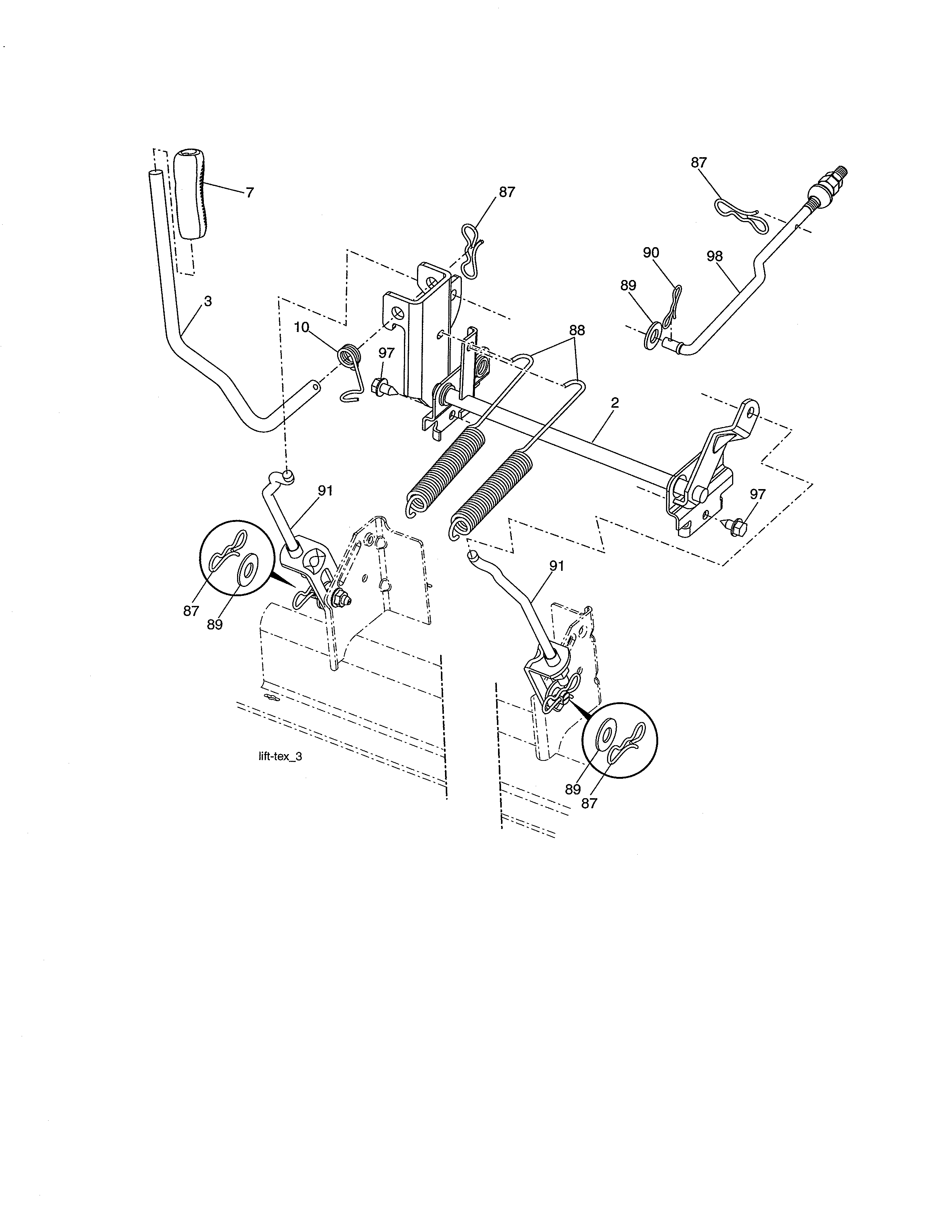 Craftsman 917288670 lift diagram
