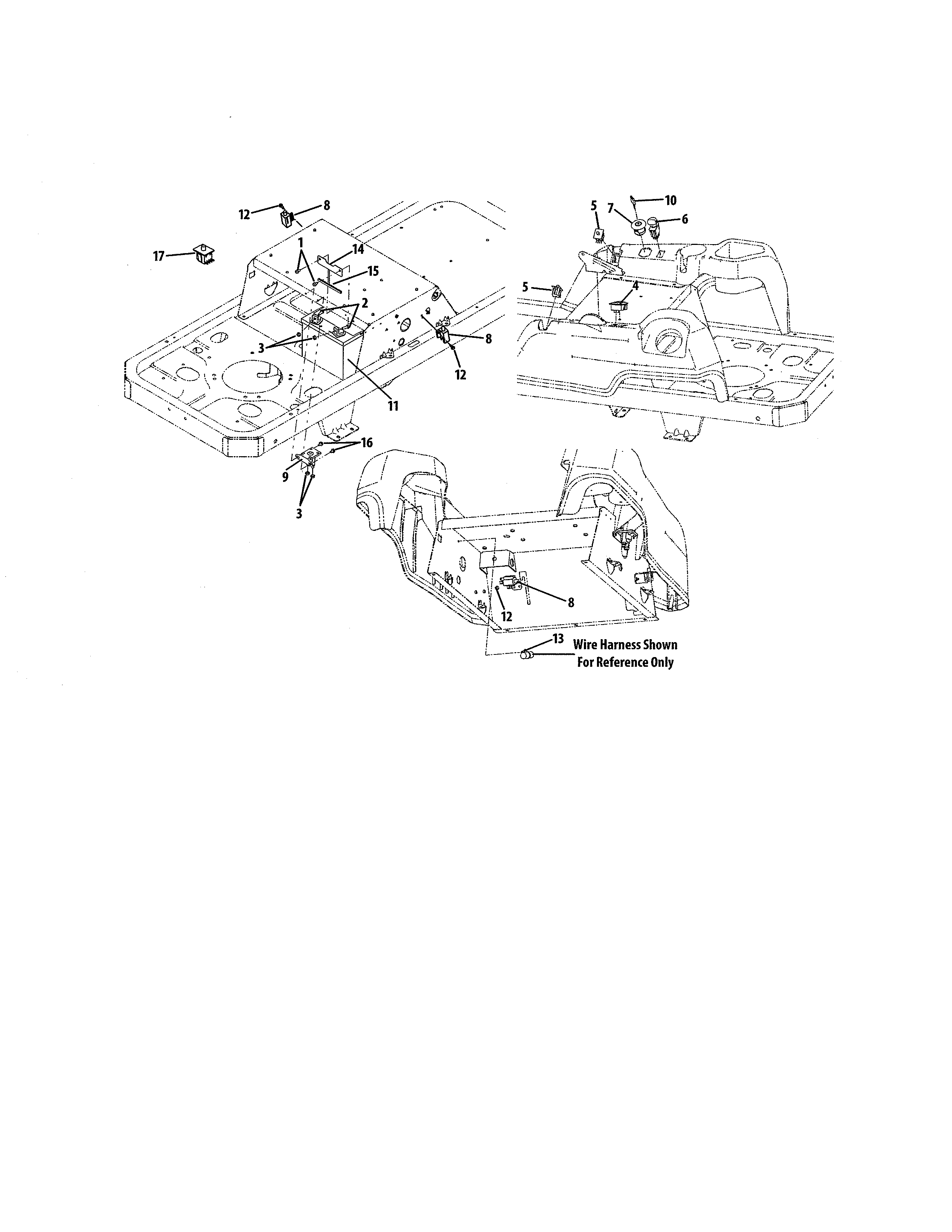 Cub Cadet 17AI2ACP056 electrical diagram