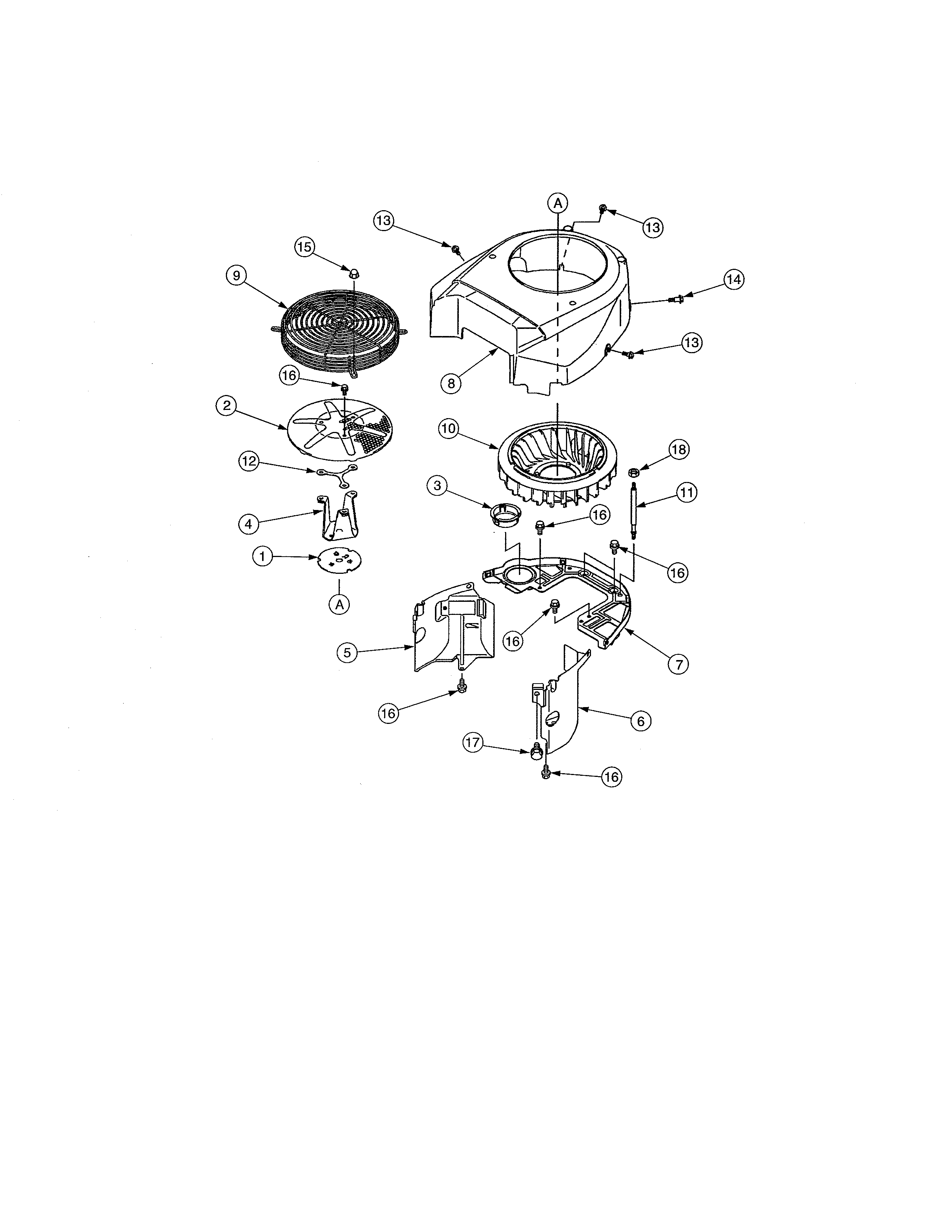 Cub Cadet 17AI2ACP756 cooling diagram