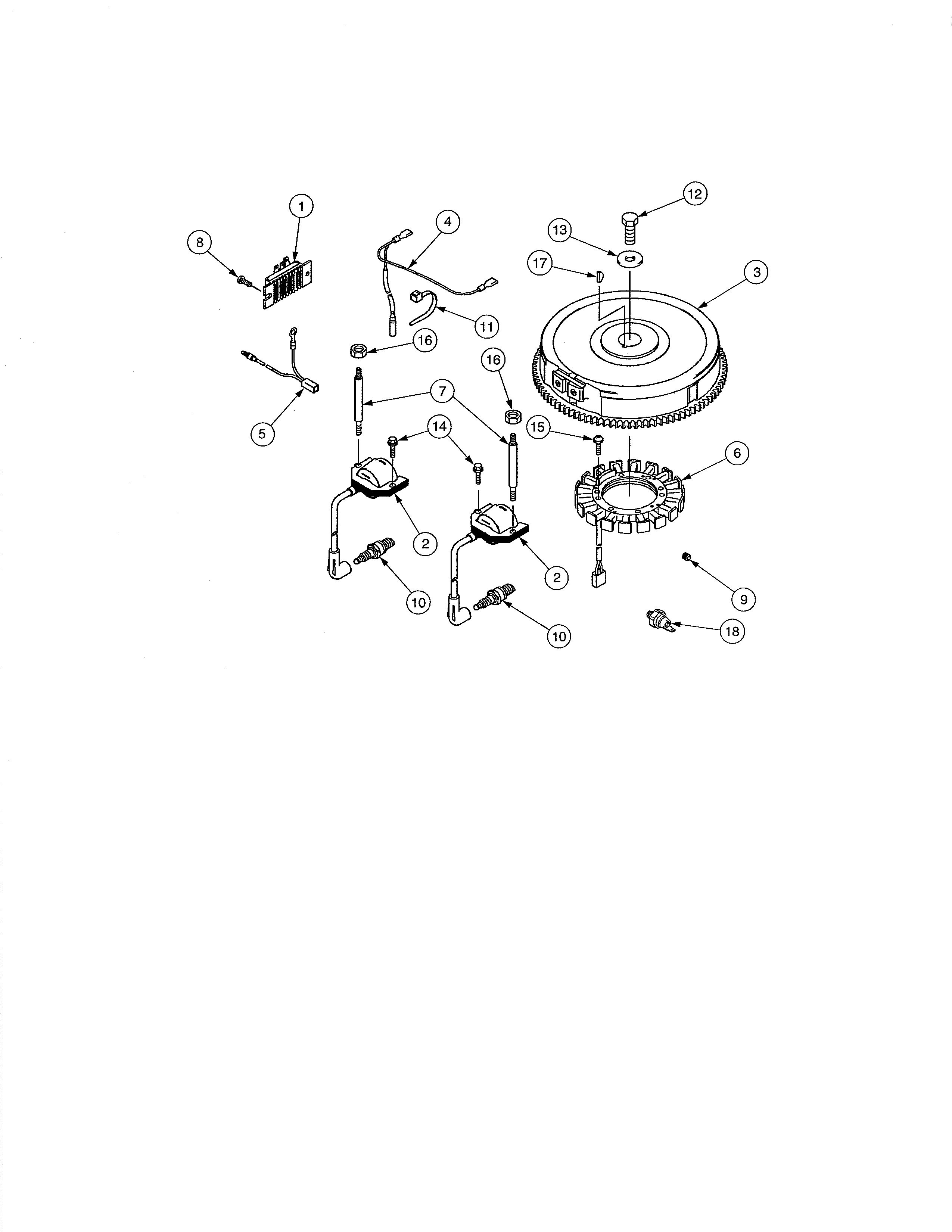 Cub Cadet 17AI2ACP756 flywheel/electrical diagram