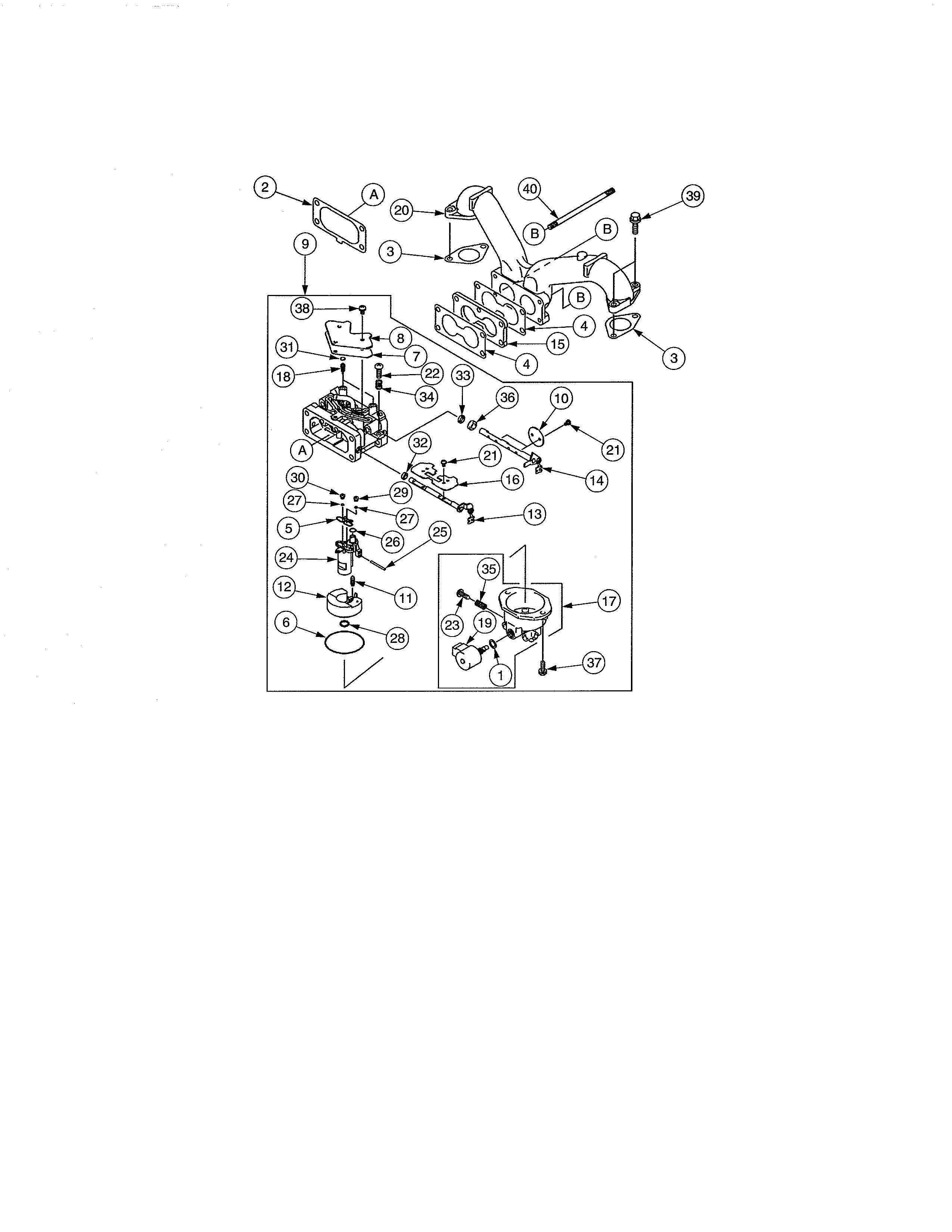 Cub Cadet 17AI2ACP756 carburetor diagram