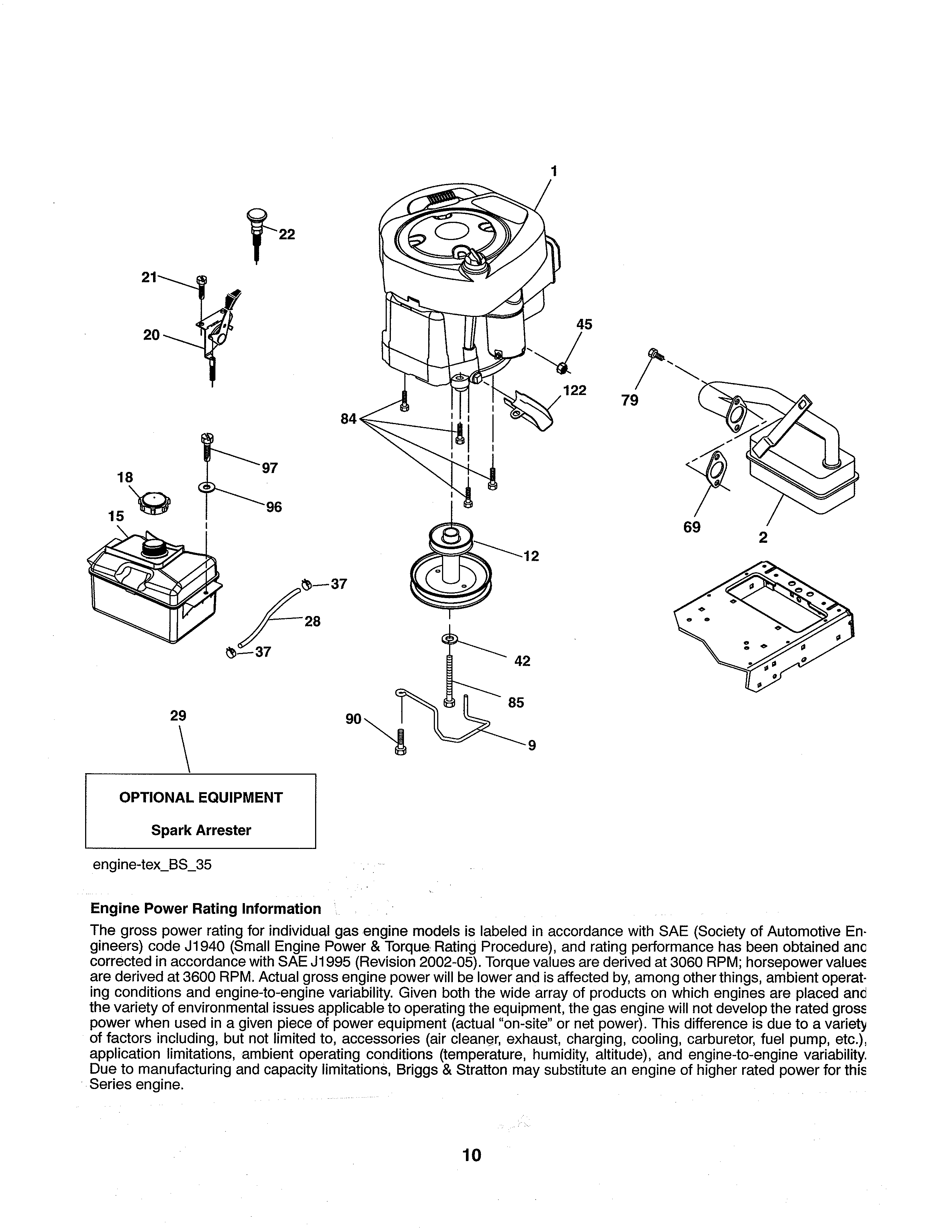 Craftsman 917253642 engine diagram
