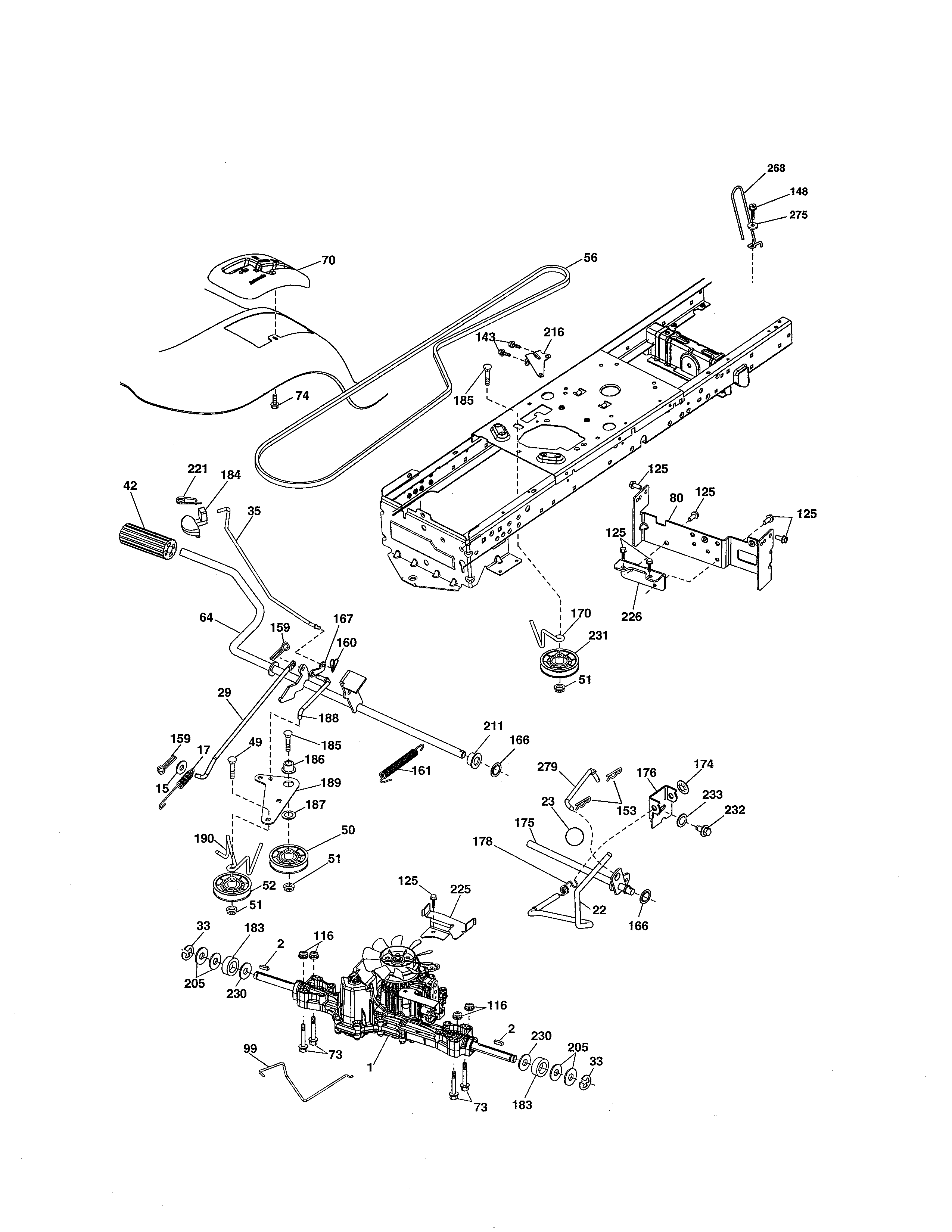 Craftsman 917254032 drive diagram