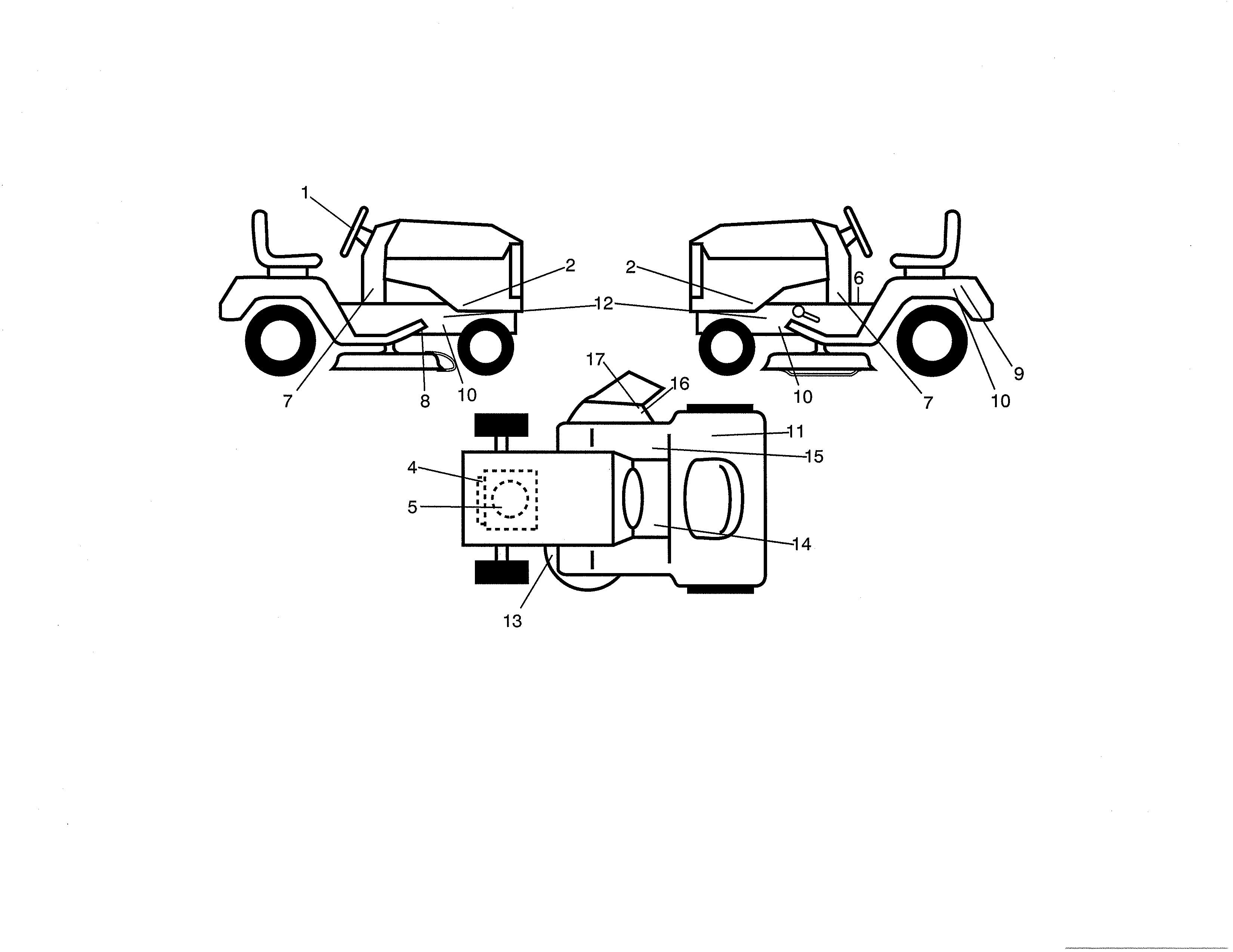 Craftsman 917254032 decals diagram