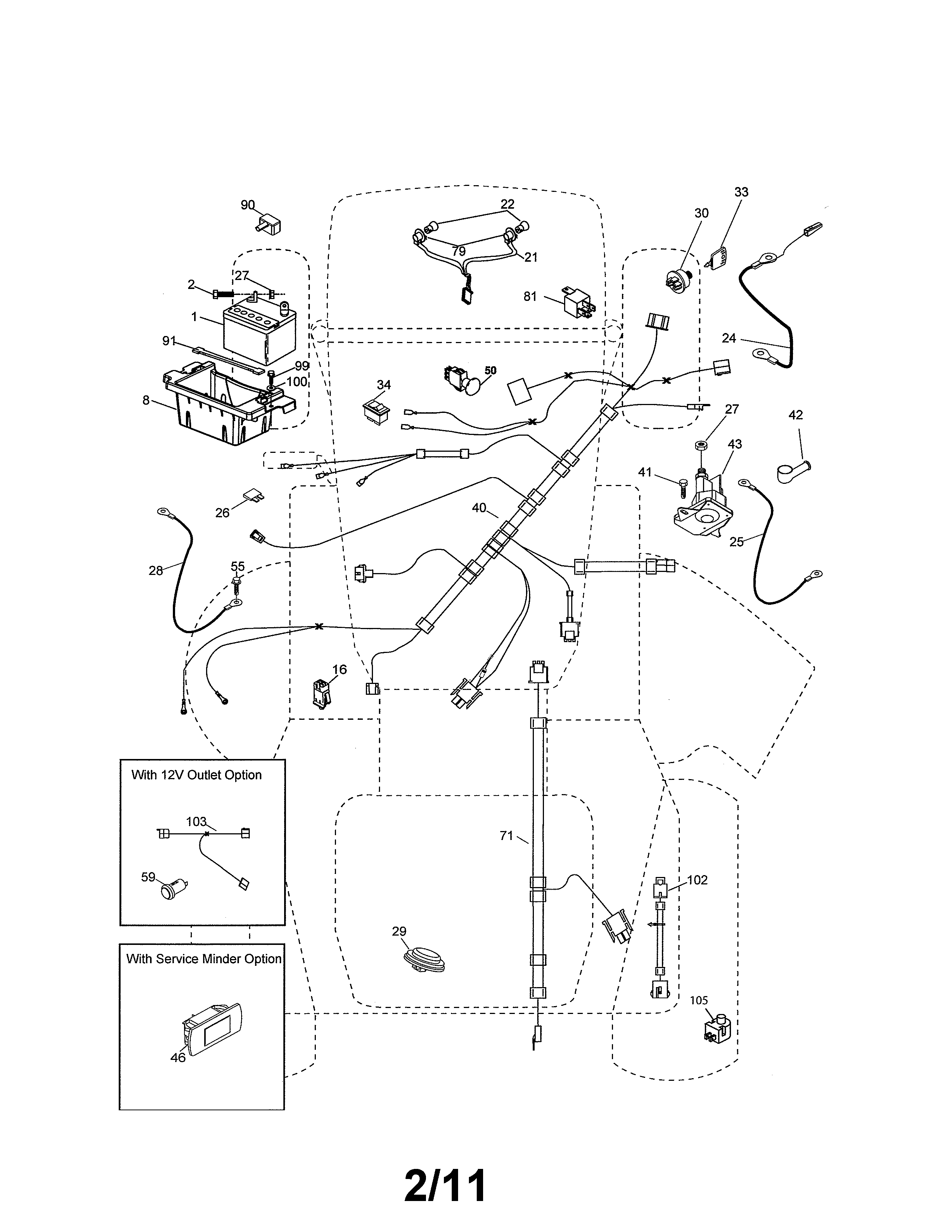 Craftsman 917254061 electrical diagram