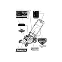 Snapper 7800709 decals diagram