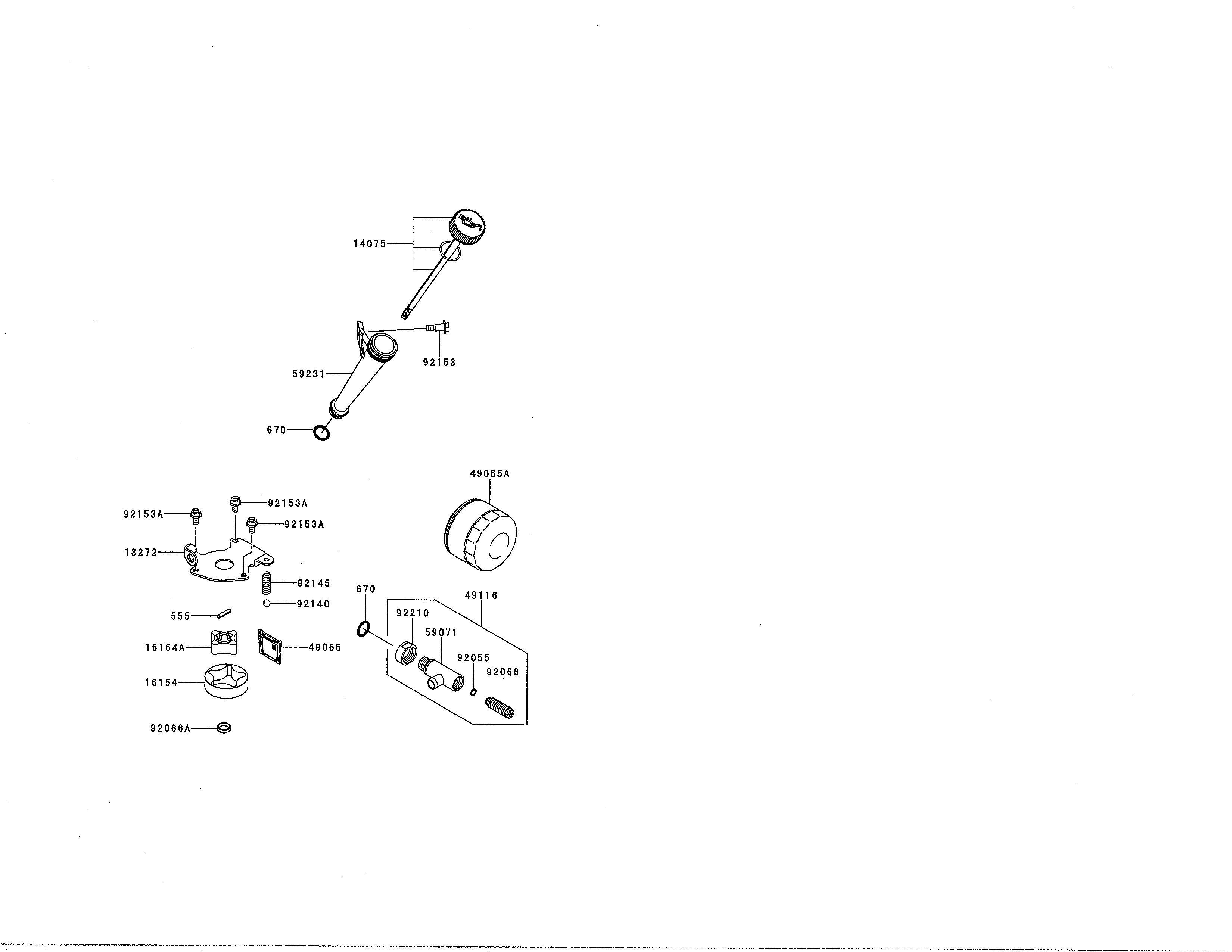 Dixon D26KH54 (96046001300) lubrication-equipment diagram