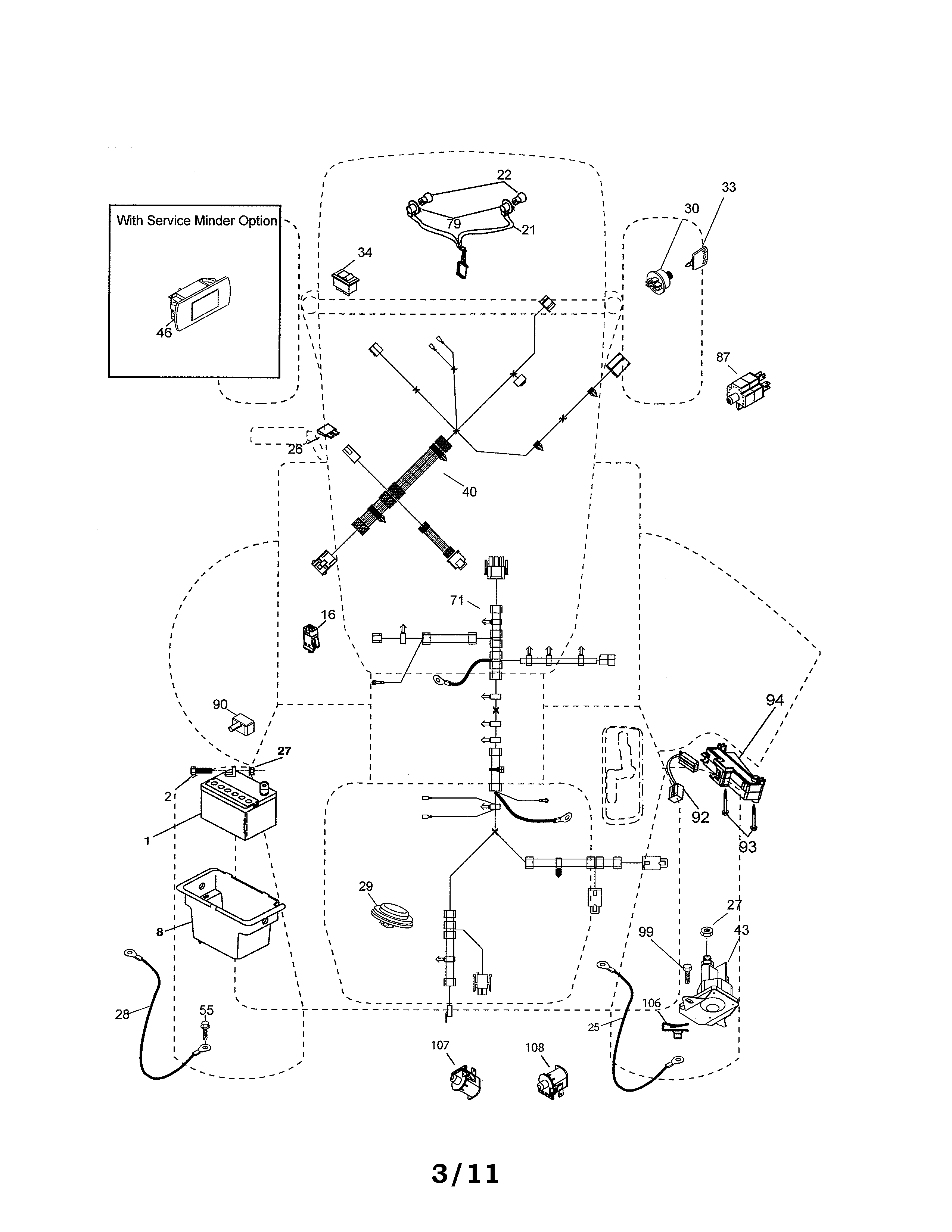 Husqvarna 917280020 electrical diagram