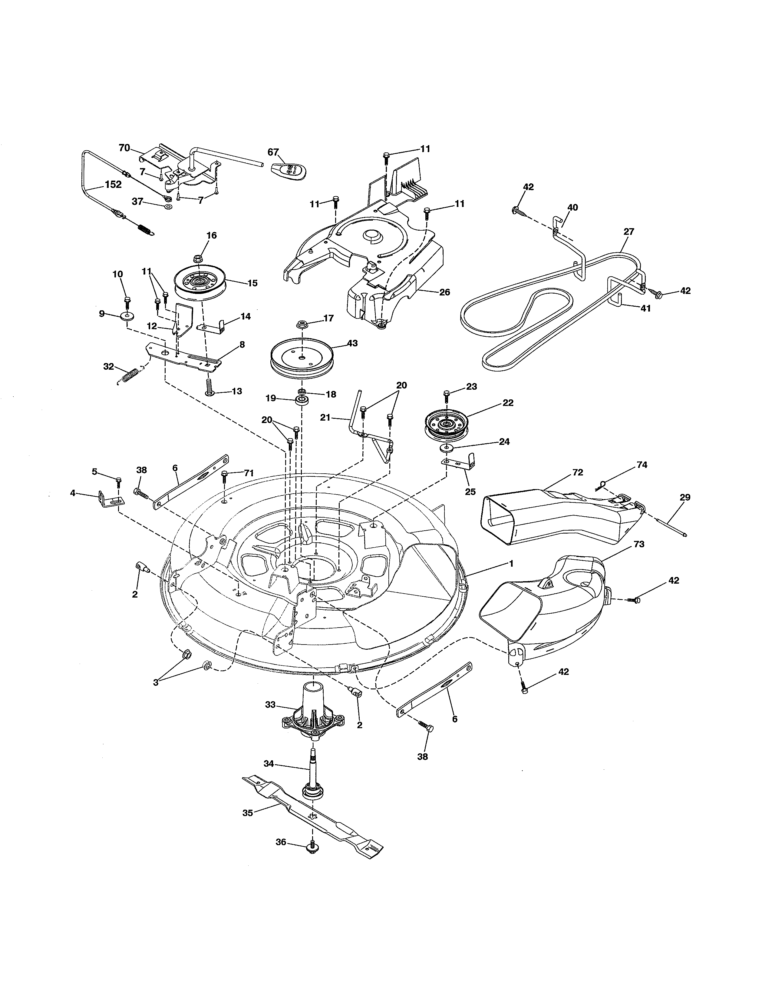 Husqvarna 917280020 mower diagram