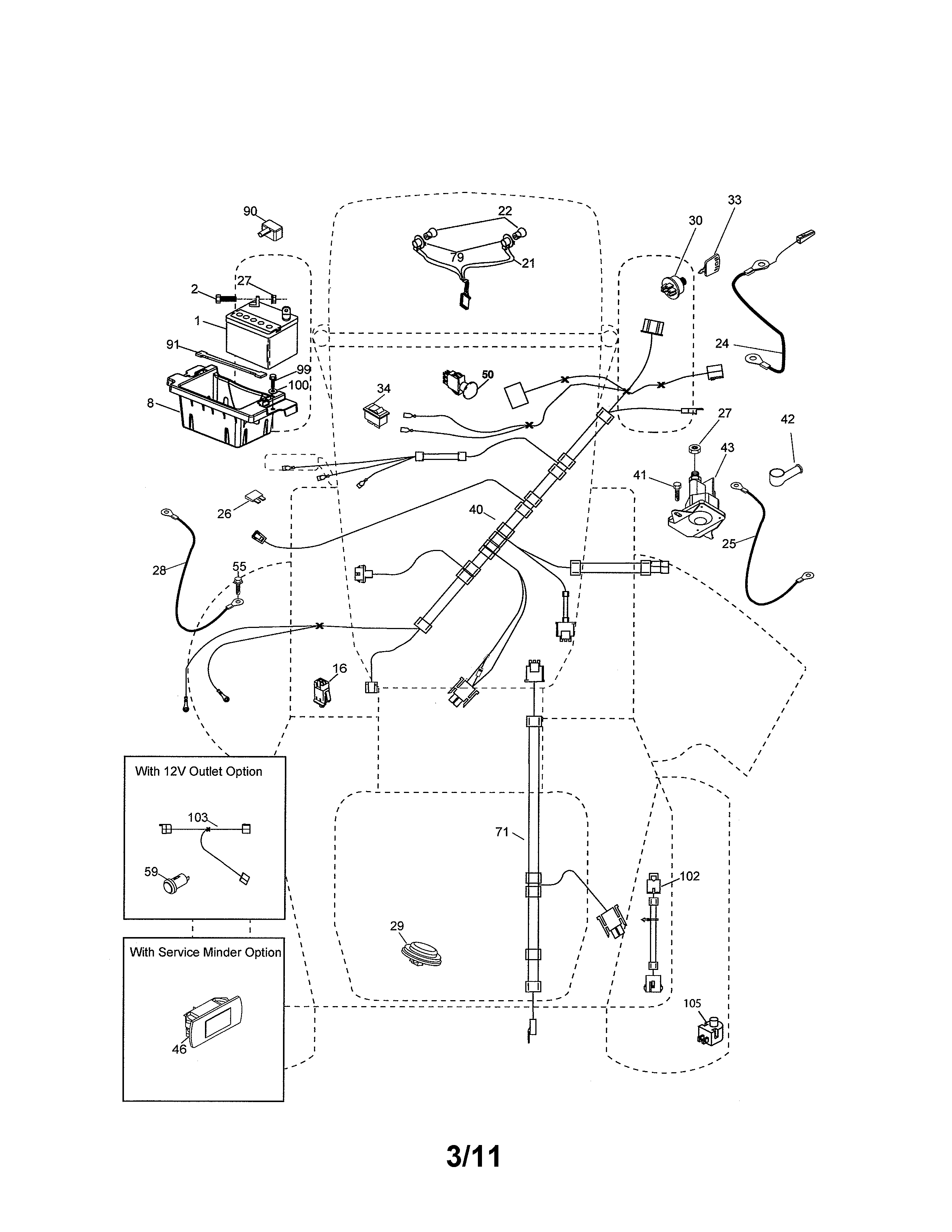 Husqvarna 917240440 electrical diagram