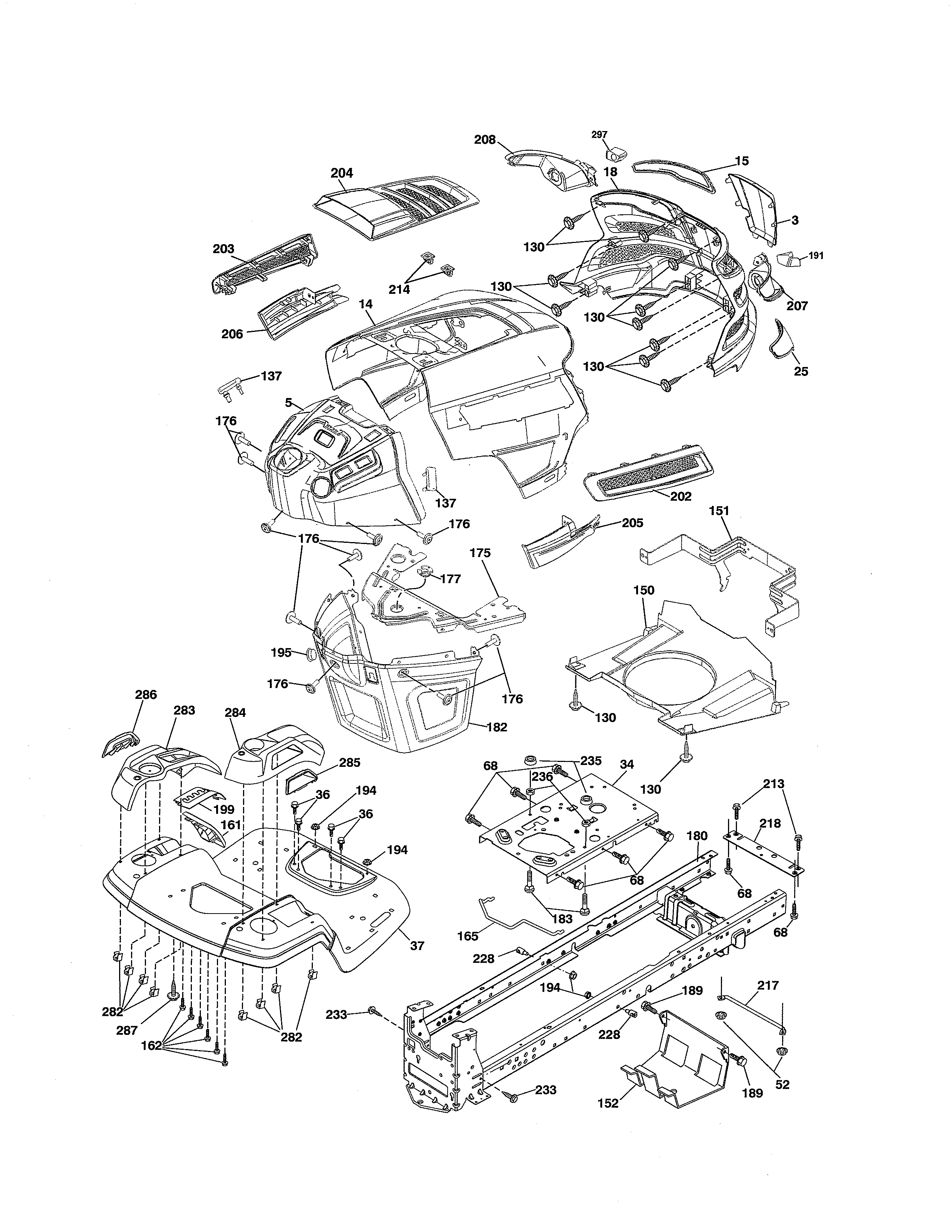 Husqvarna 917240440 chassis diagram