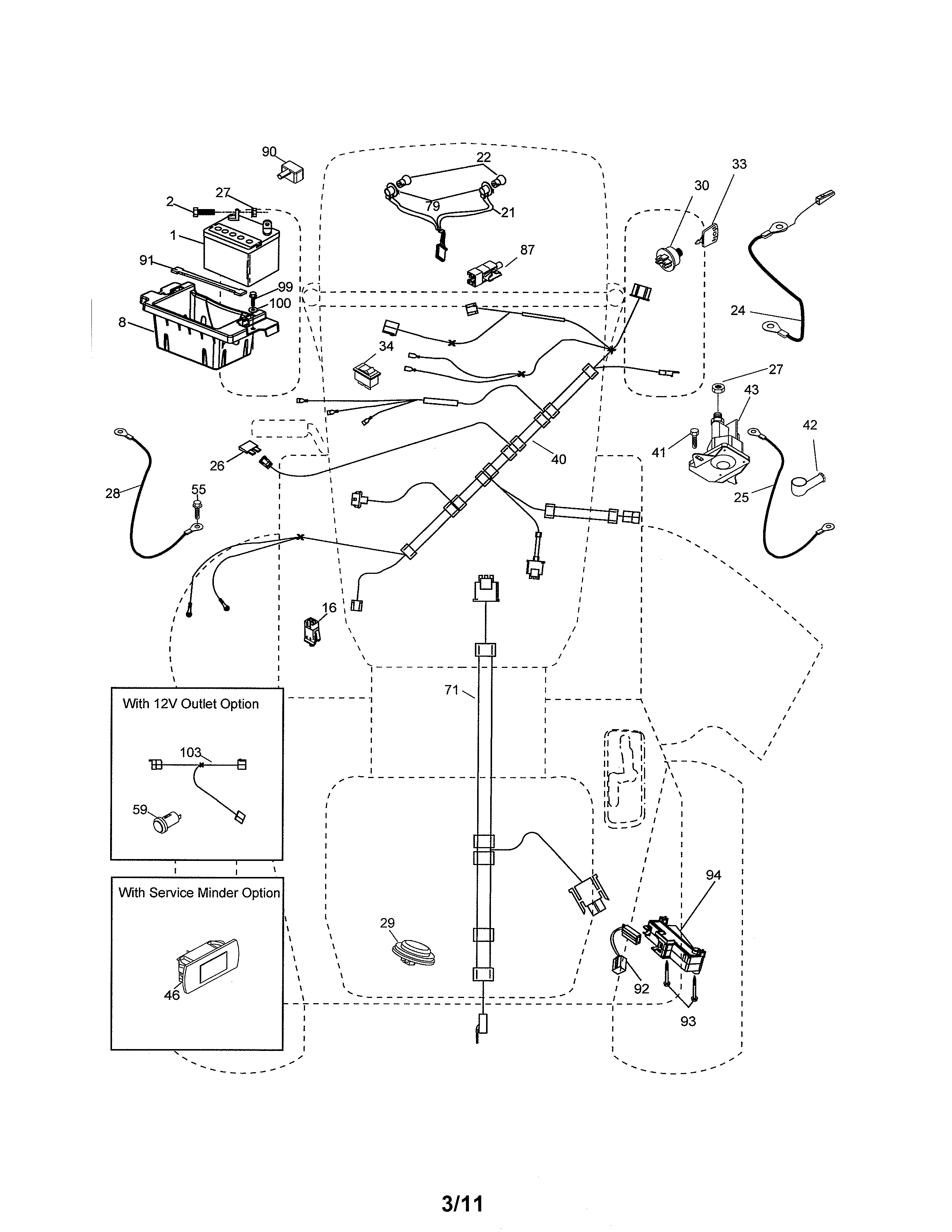 Craftsman 917254131 electrical diagram