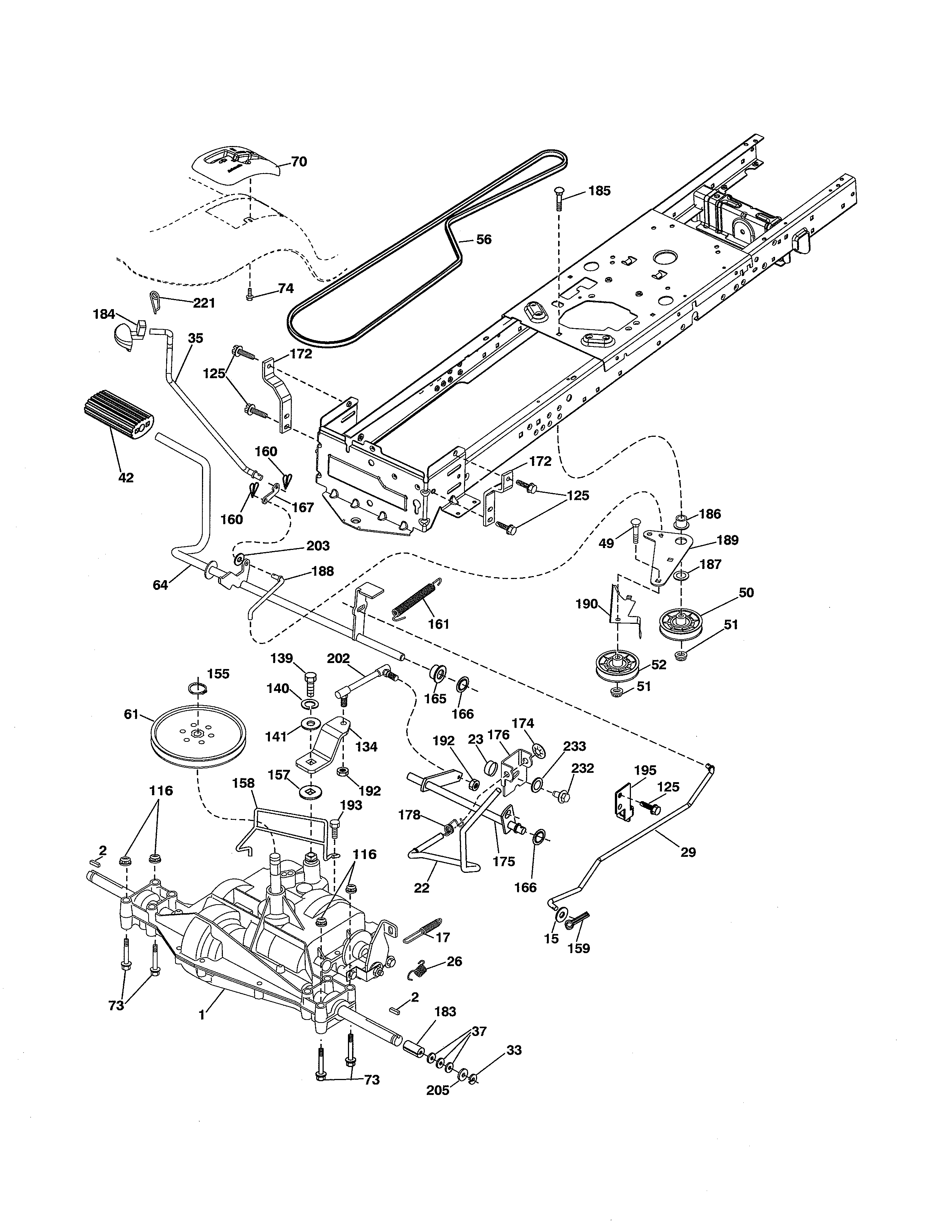 Craftsman 917254131 drive diagram
