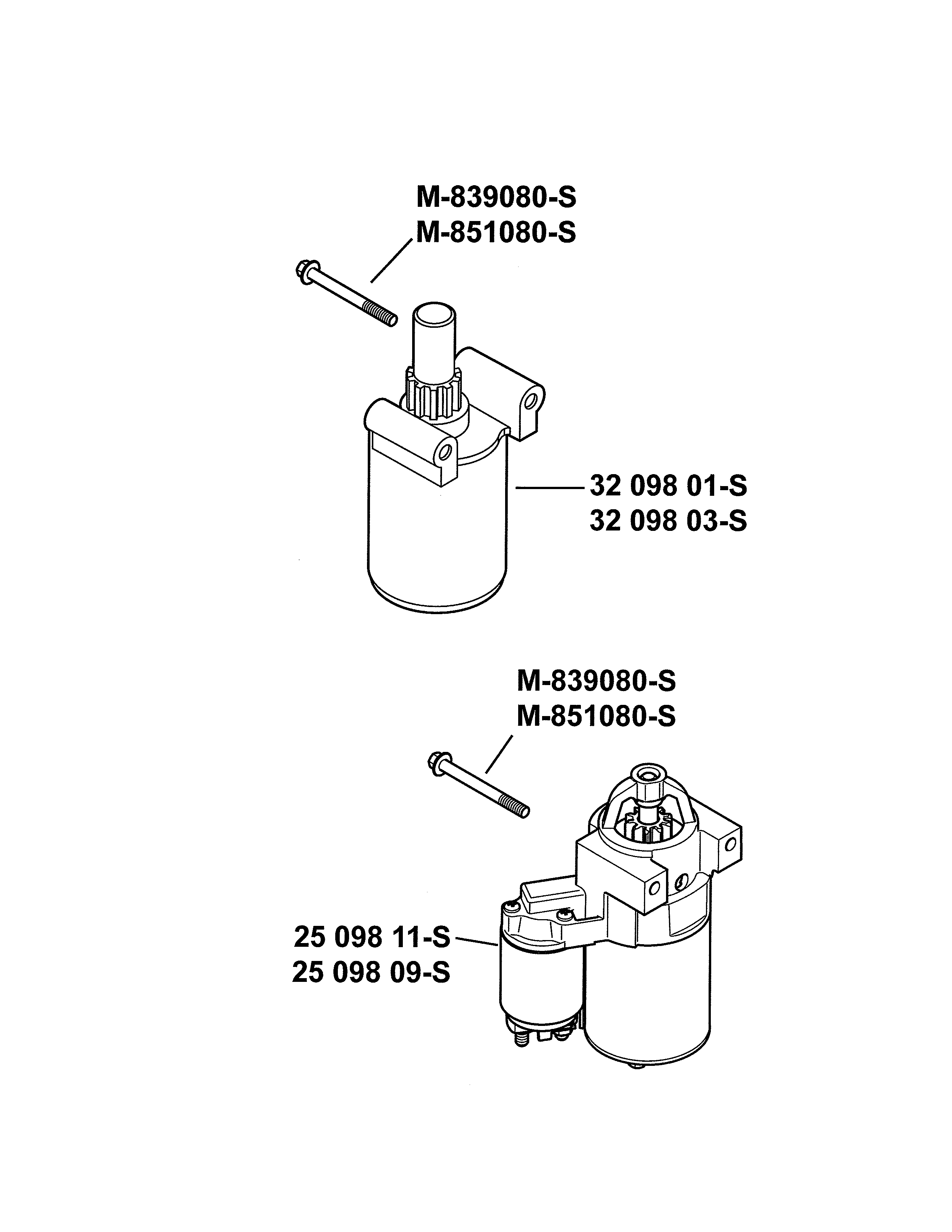 Ariens A2246YT (96046001700) starting system diagram