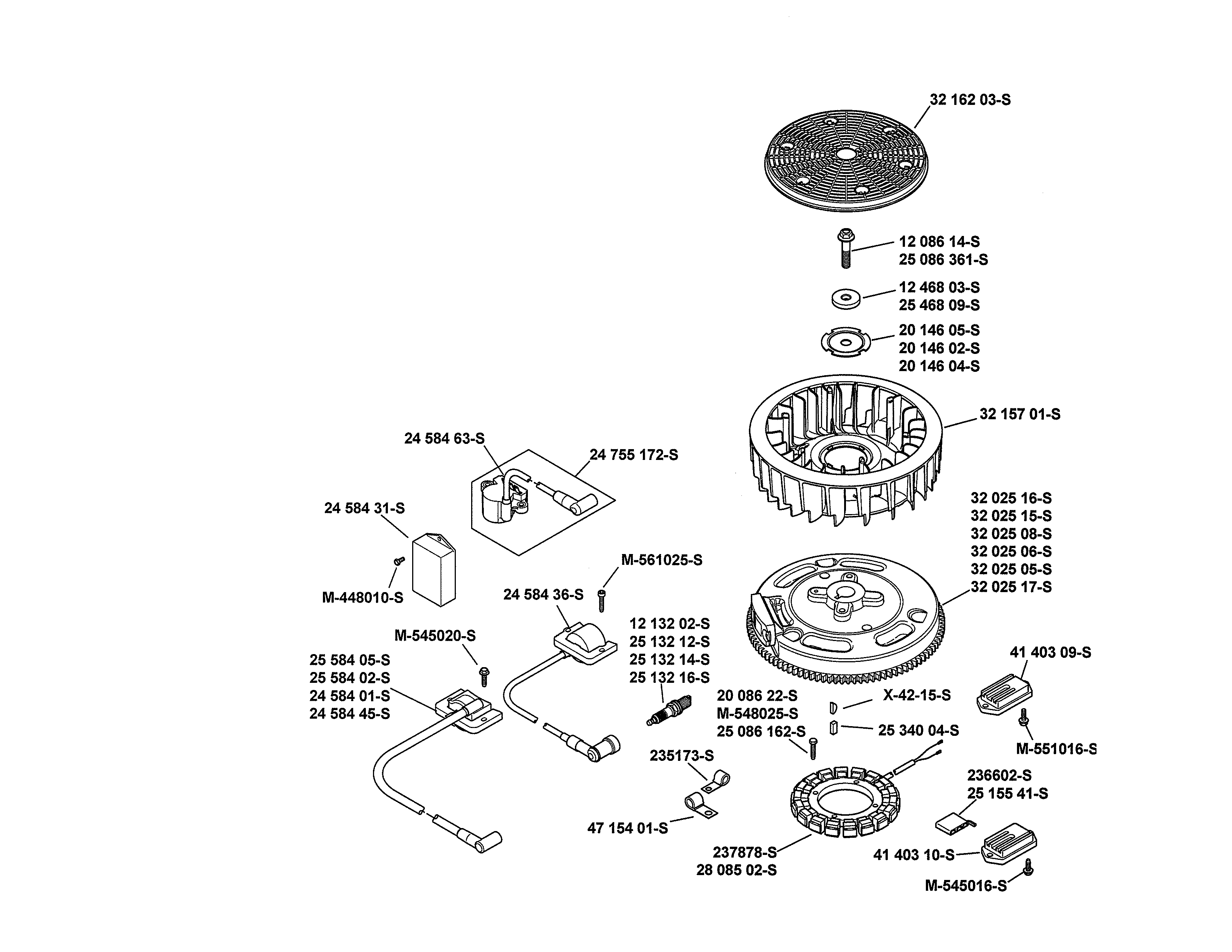 Ariens A2246YT (96046001700) ignition/electrical diagram