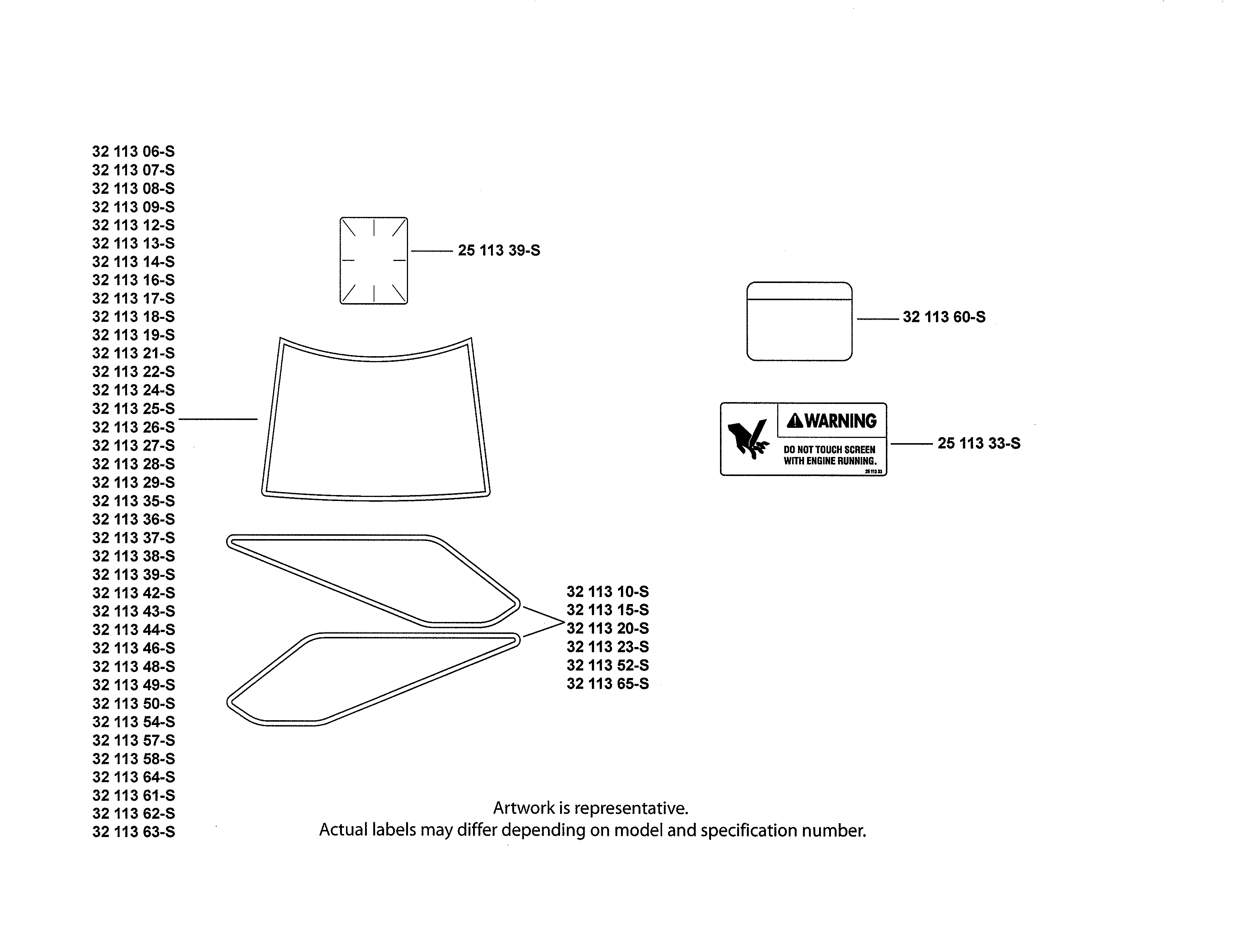 Ariens A2246YT (96046001700) decals diagram