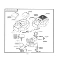 Kohler SV730-0037 blower housing/baffles diagram