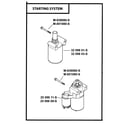 Kohler SV730-0037 starting system diagram
