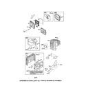 Briggs & Stratton 030467-0 muffler/air cleaner cover diagram