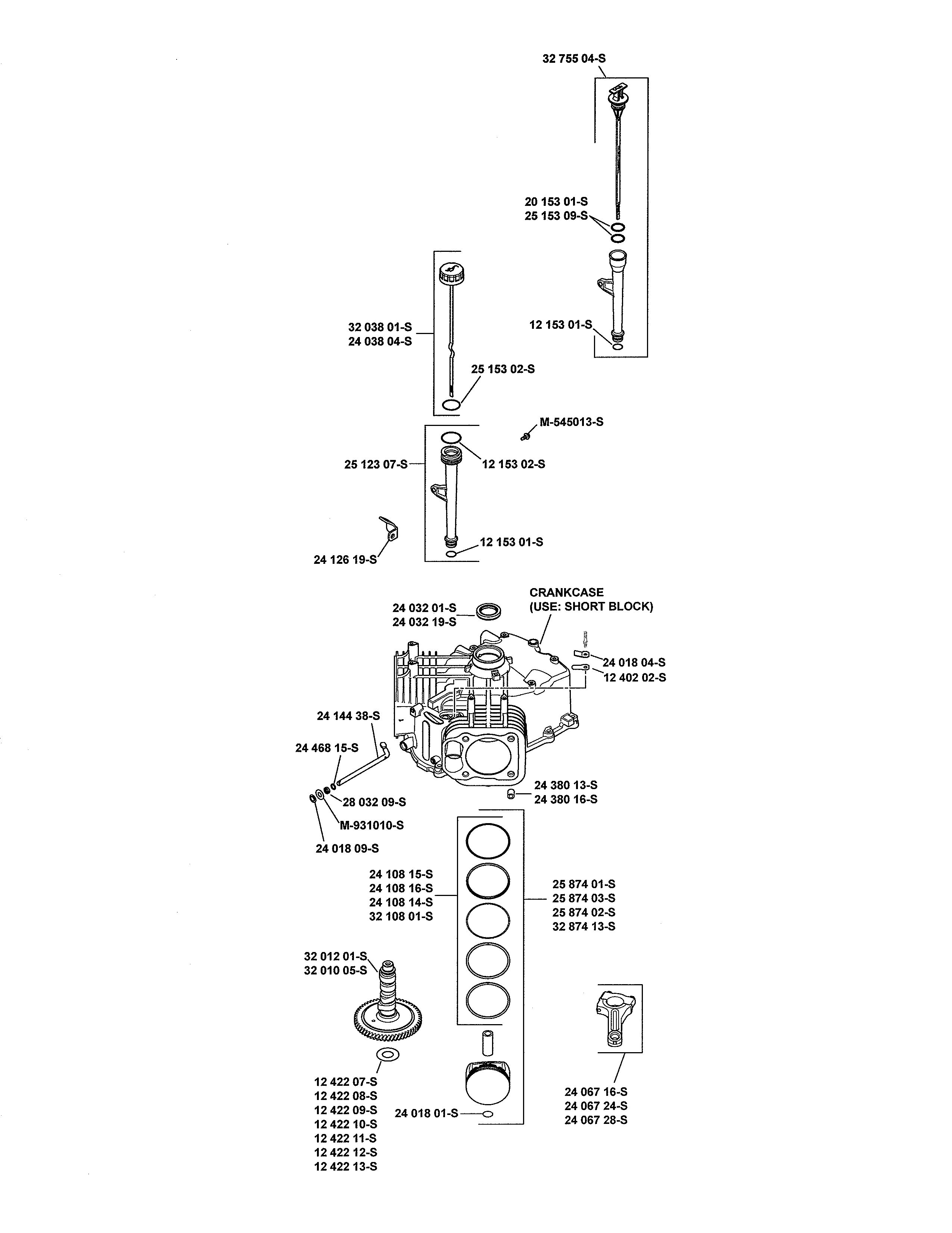 Craftsman 917280085 crankcase diagram
