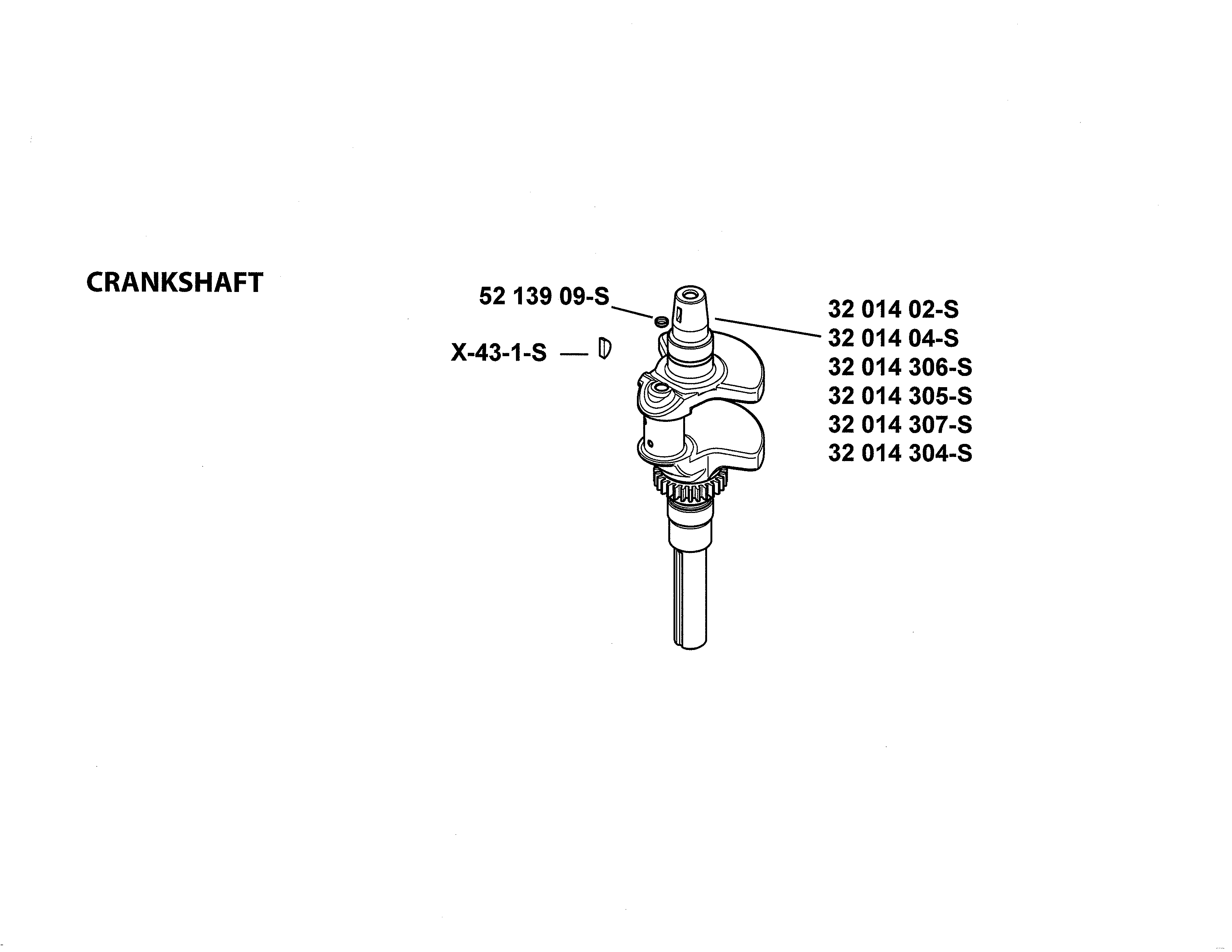 Craftsman 917280085 crankshaft diagram
