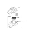 Craftsman 917288530 blower housing/baffles diagram