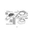 Kohler XT173-3225-EA blower housing/baffles diagram
