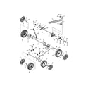Snapper 7800707 transmission & wheels diagram
