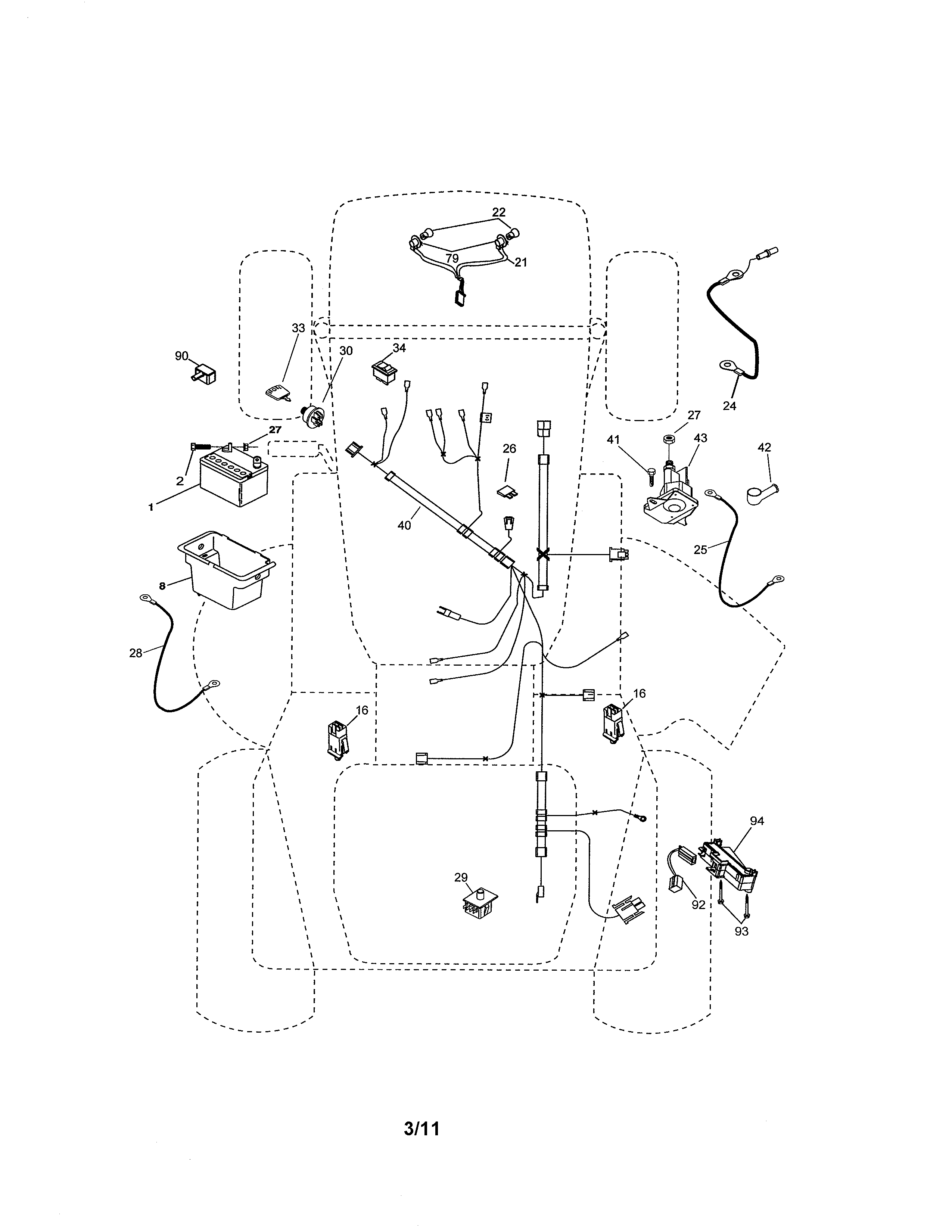Craftsman 917254701 electrical diagram