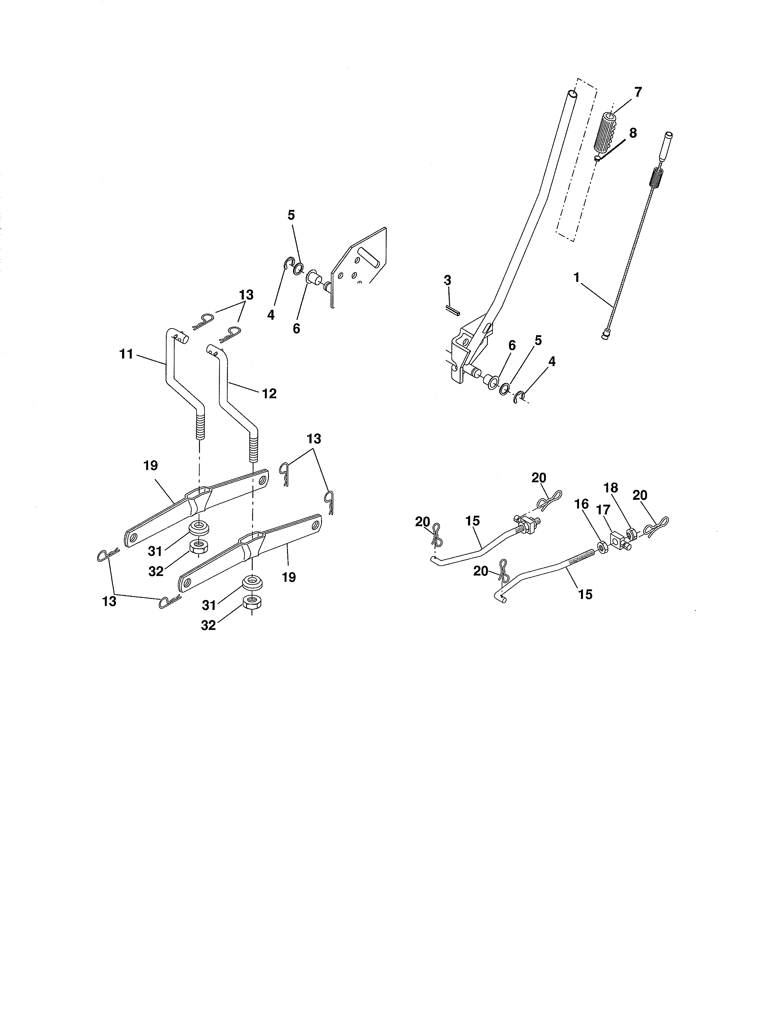 Craftsman 917254701 lift diagram