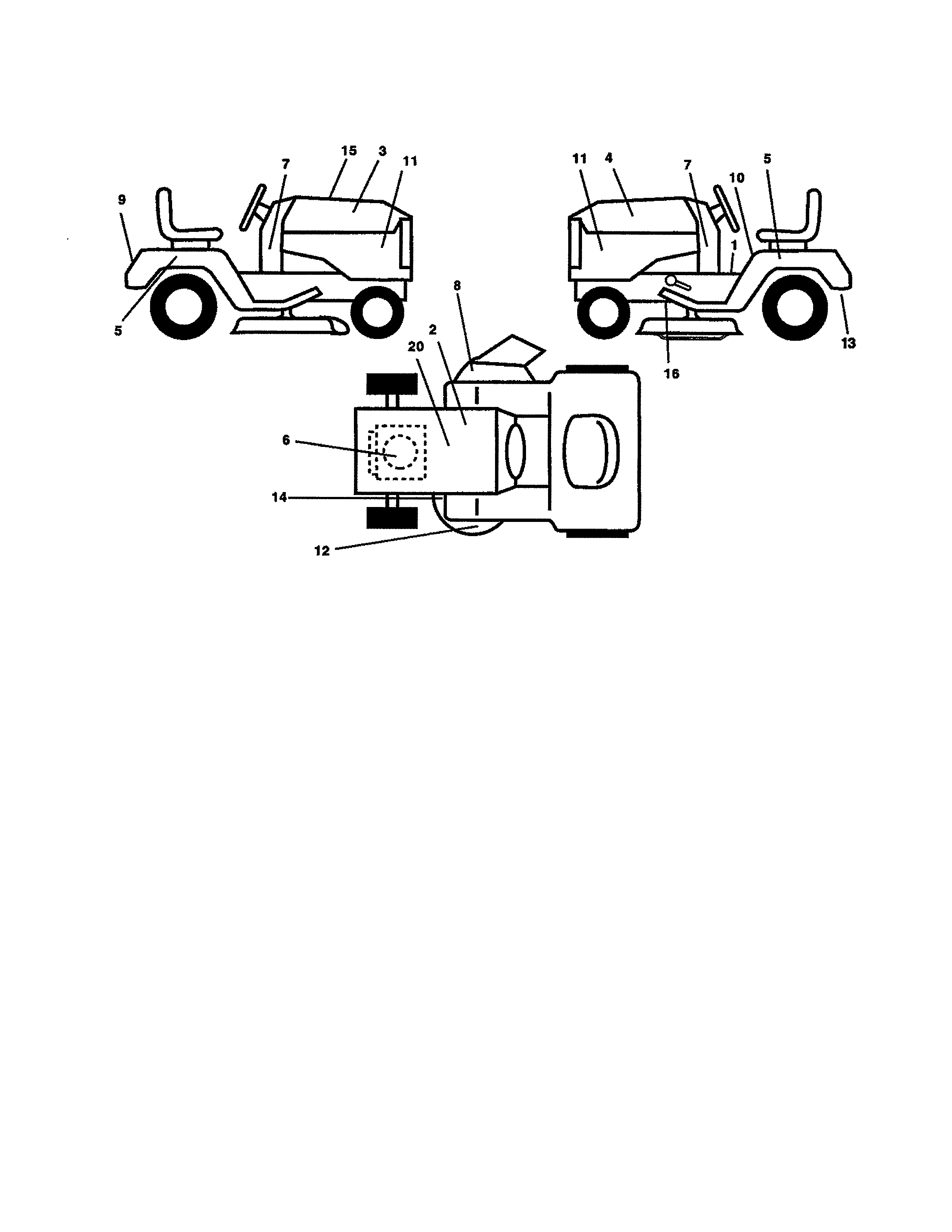 Craftsman 944601880 decals diagram