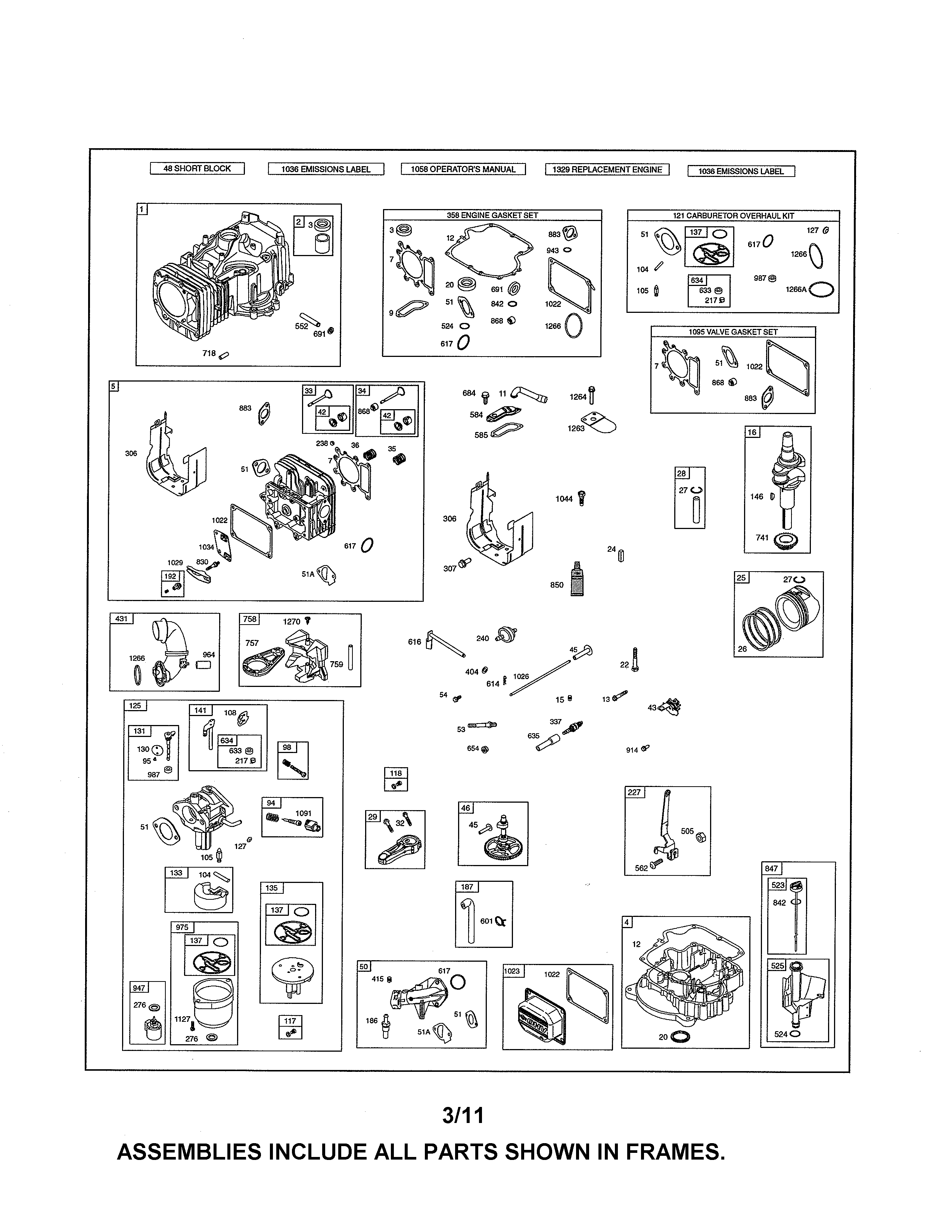 Poulan 96041001400 cylinder/carburetor/sump diagram