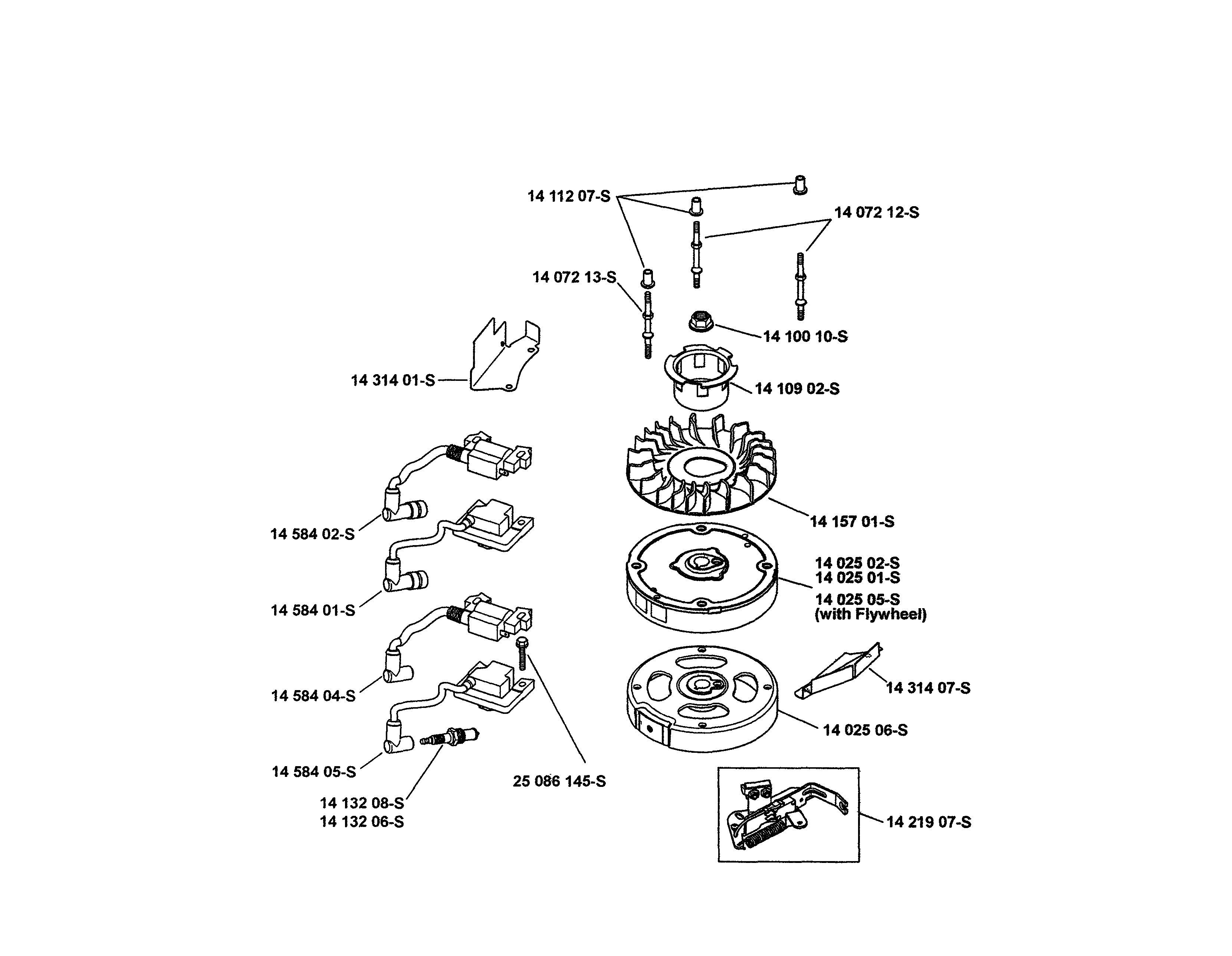 Husqvarna 917379130 ignition/electrical diagram