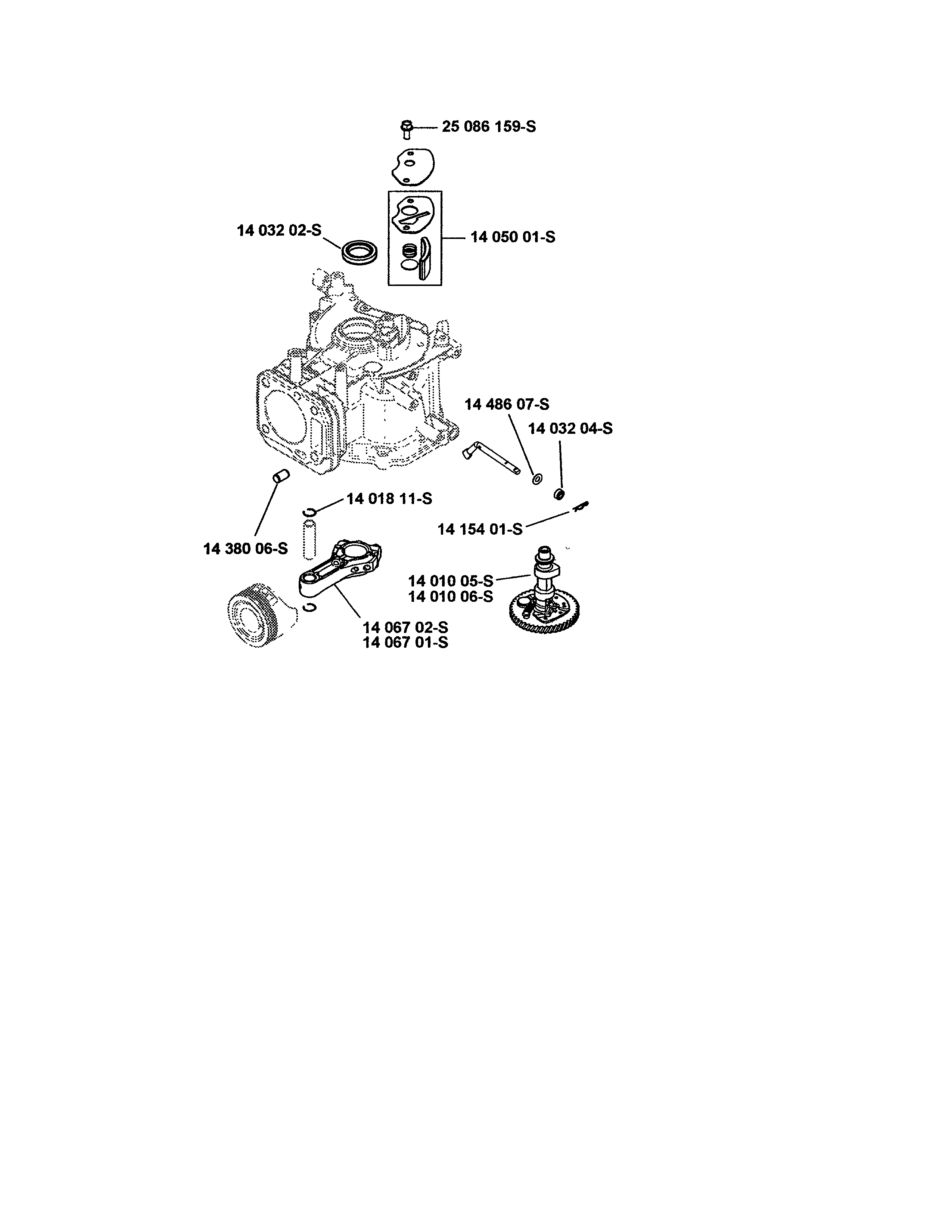 Husqvarna 917379130 crankcase diagram